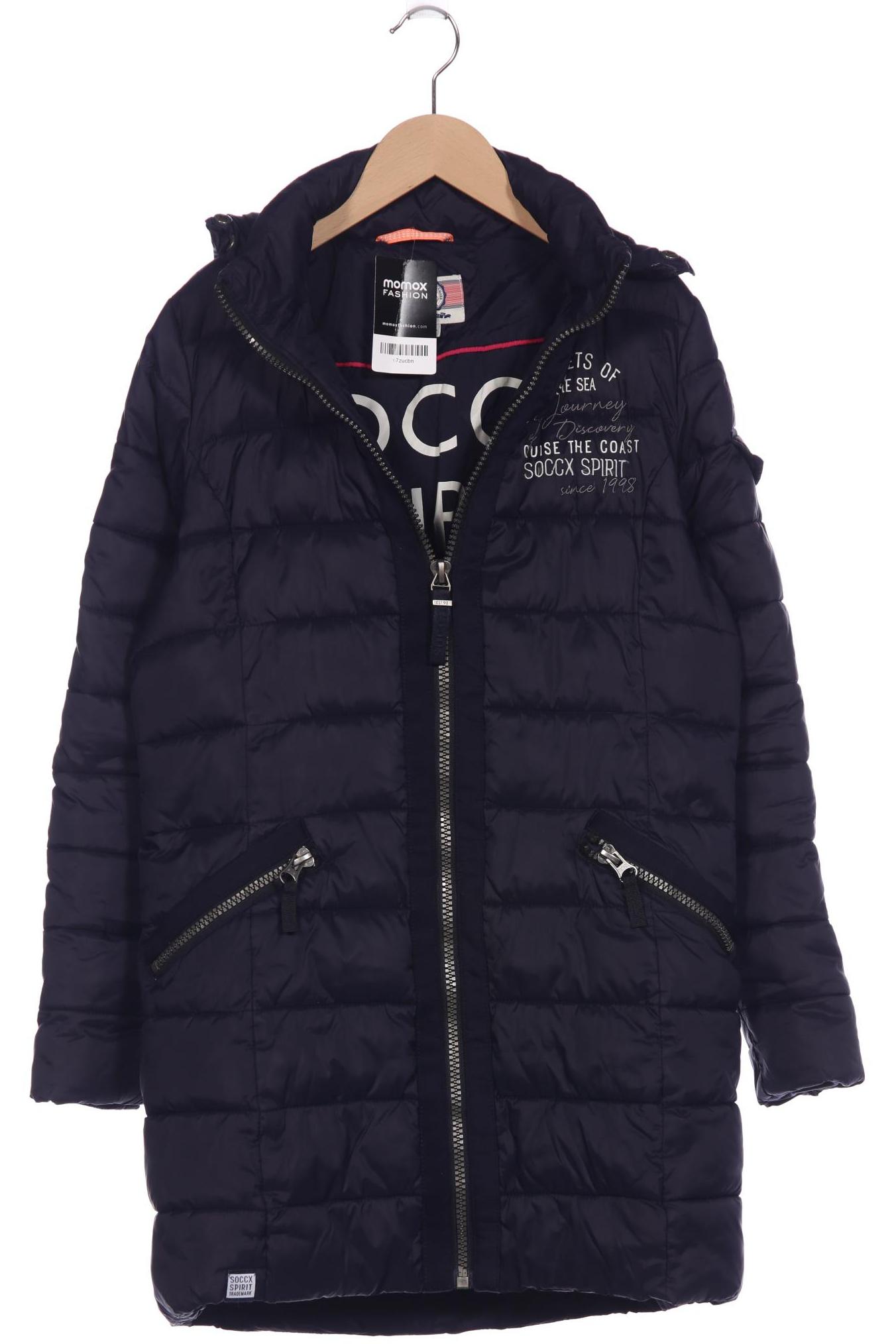 

Soccx Damen Mantel, marineblau, Gr. 38