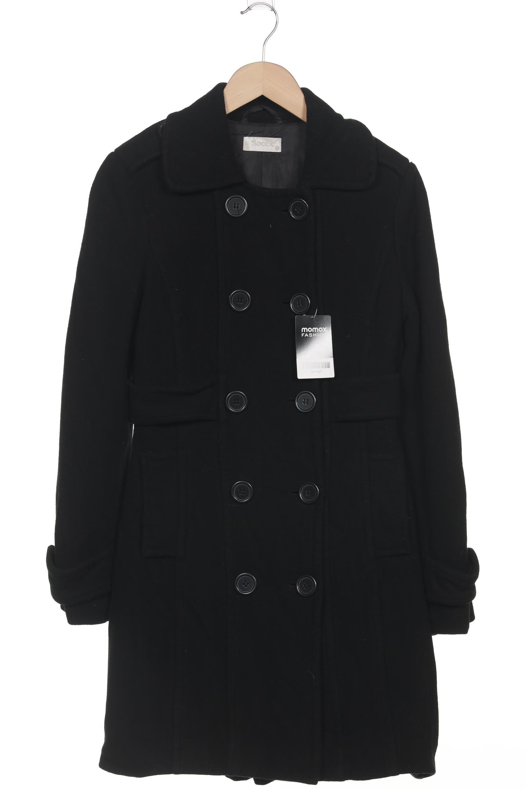 

Soccx Damen Mantel, schwarz, Gr. 36