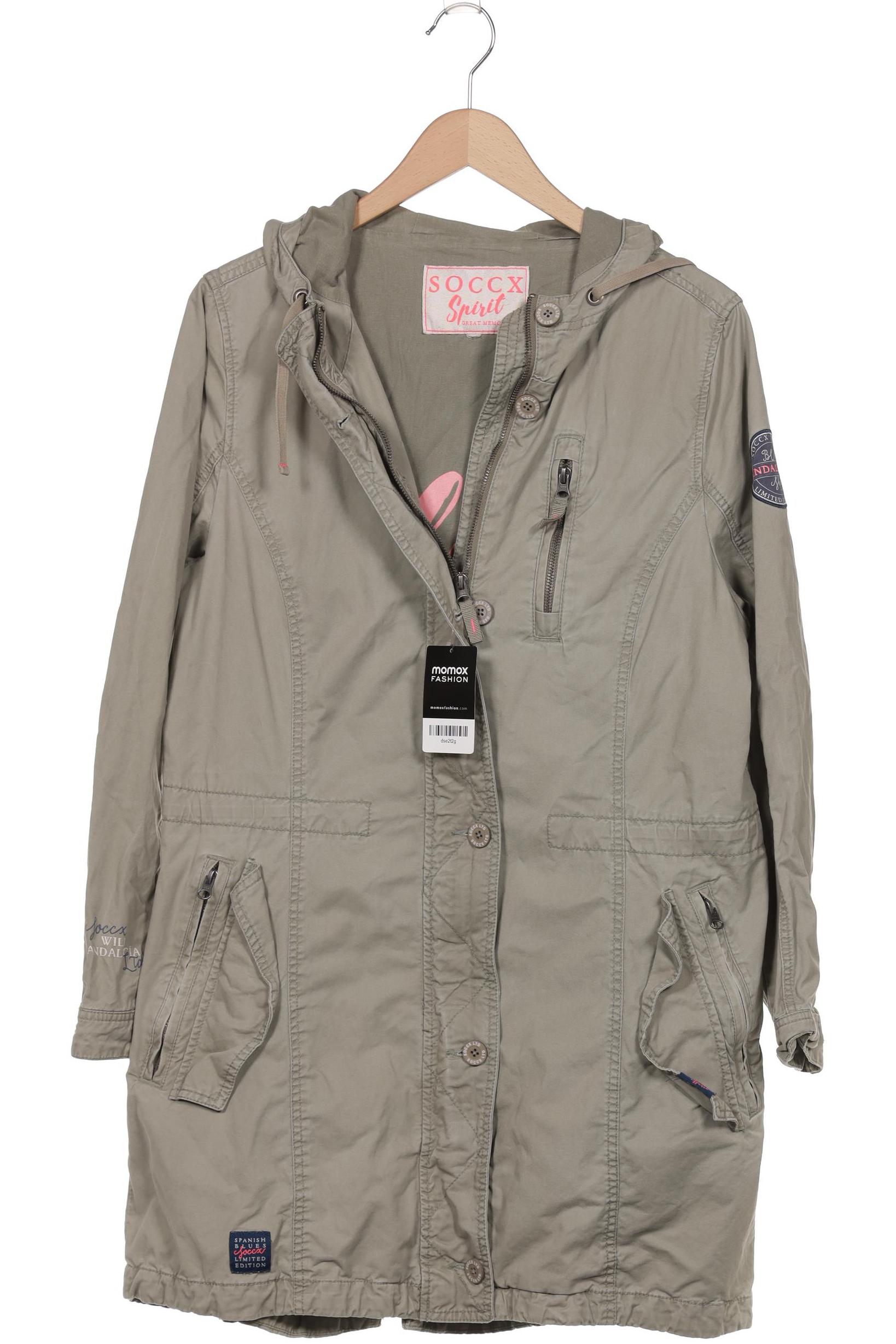 

Soccx Damen Mantel, grau, Gr. 46