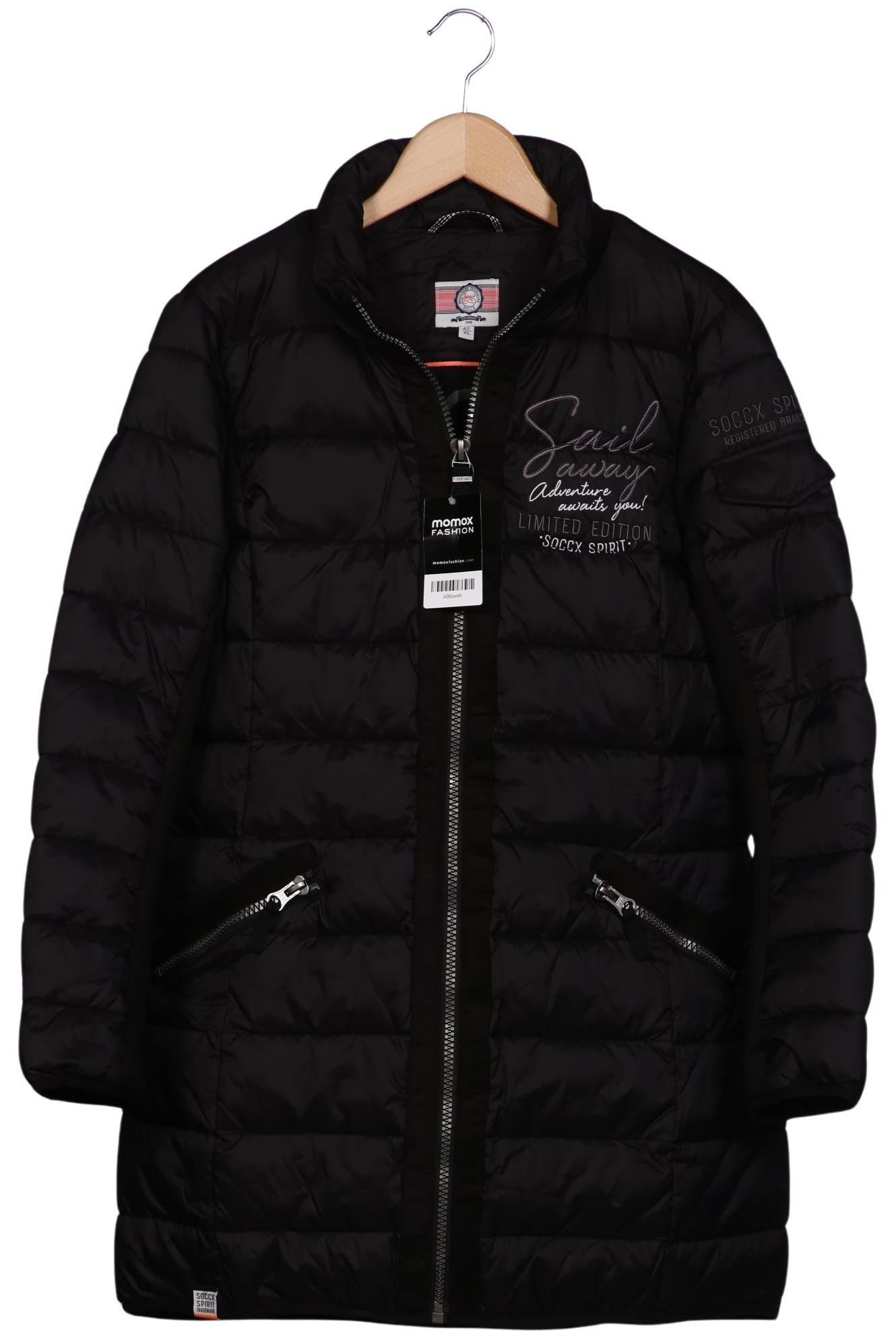 

Soccx Damen Mantel, schwarz, Gr. 42