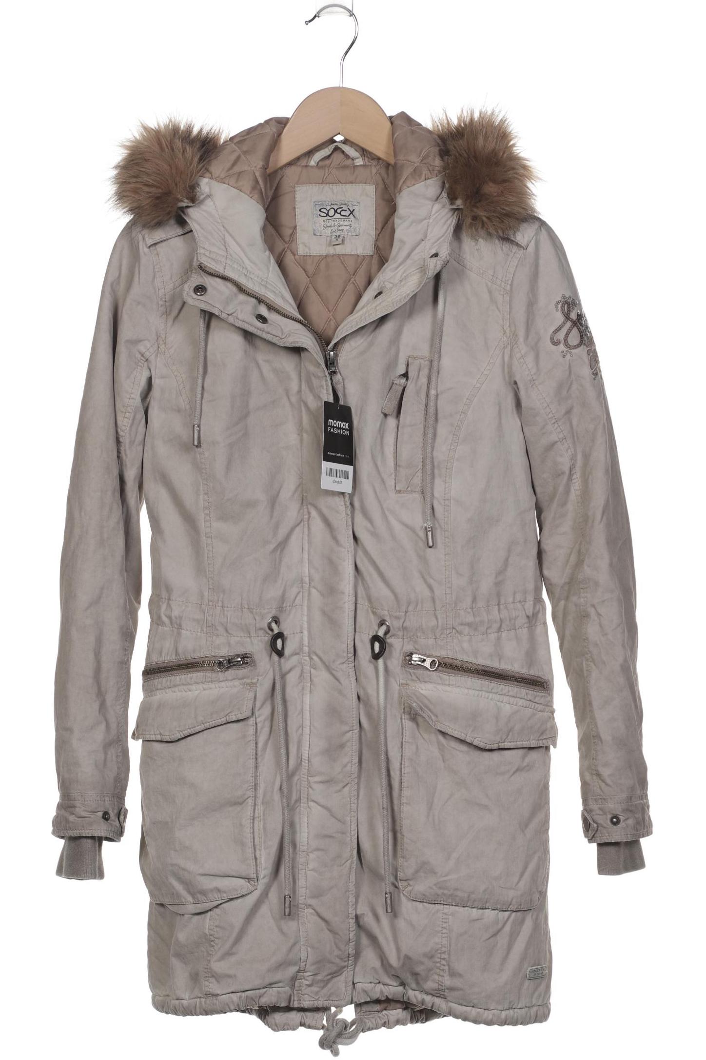 

Soccx Damen Mantel, beige, Gr. 36
