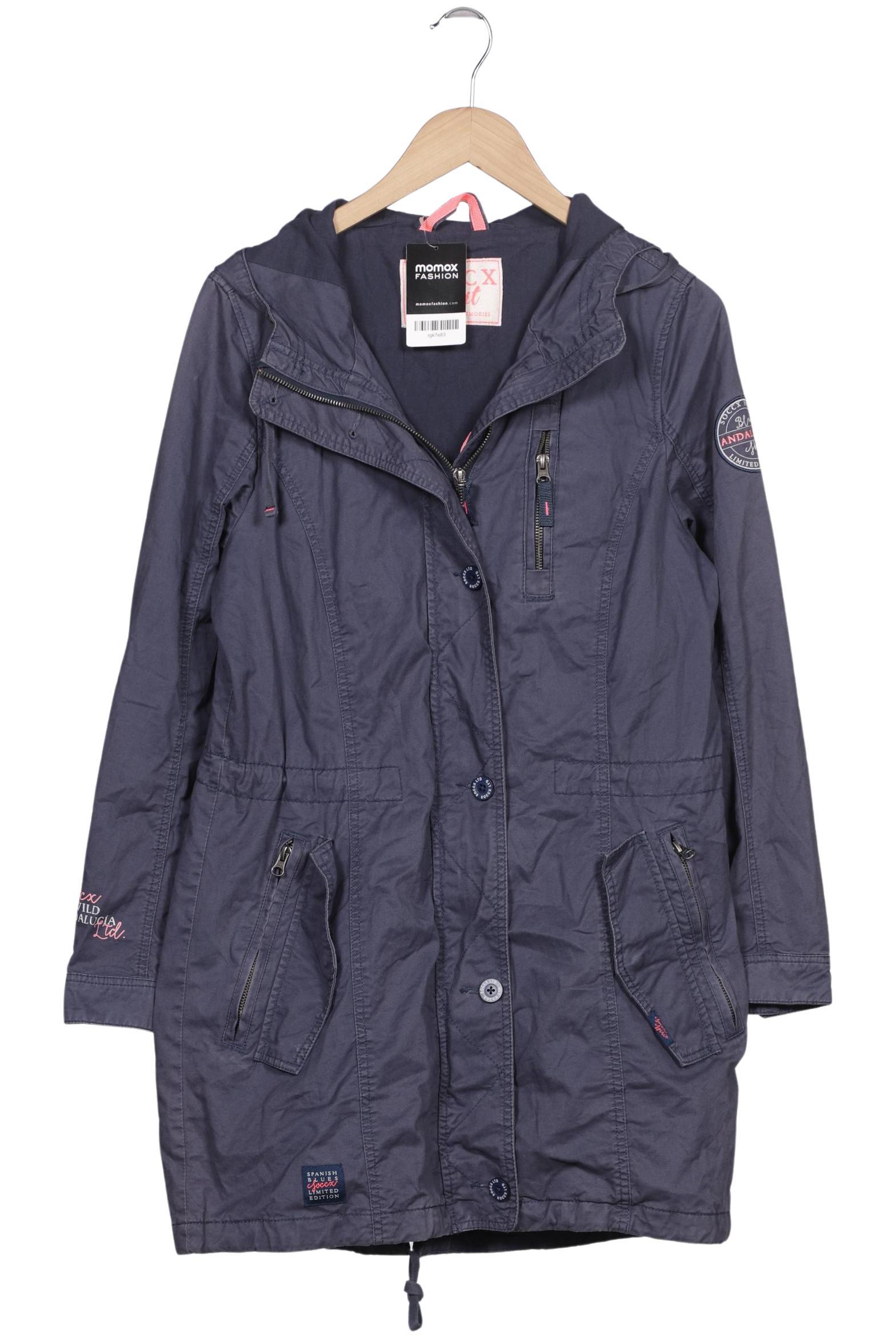 

Soccx Damen Mantel, marineblau, Gr. 38