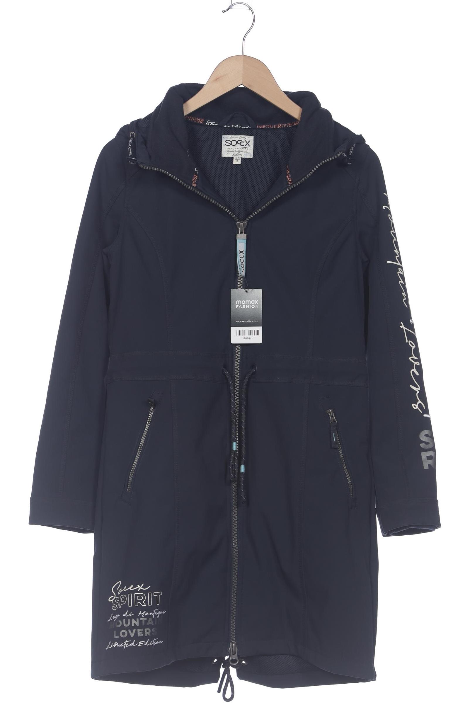 

Soccx Damen Mantel, marineblau, Gr. 36