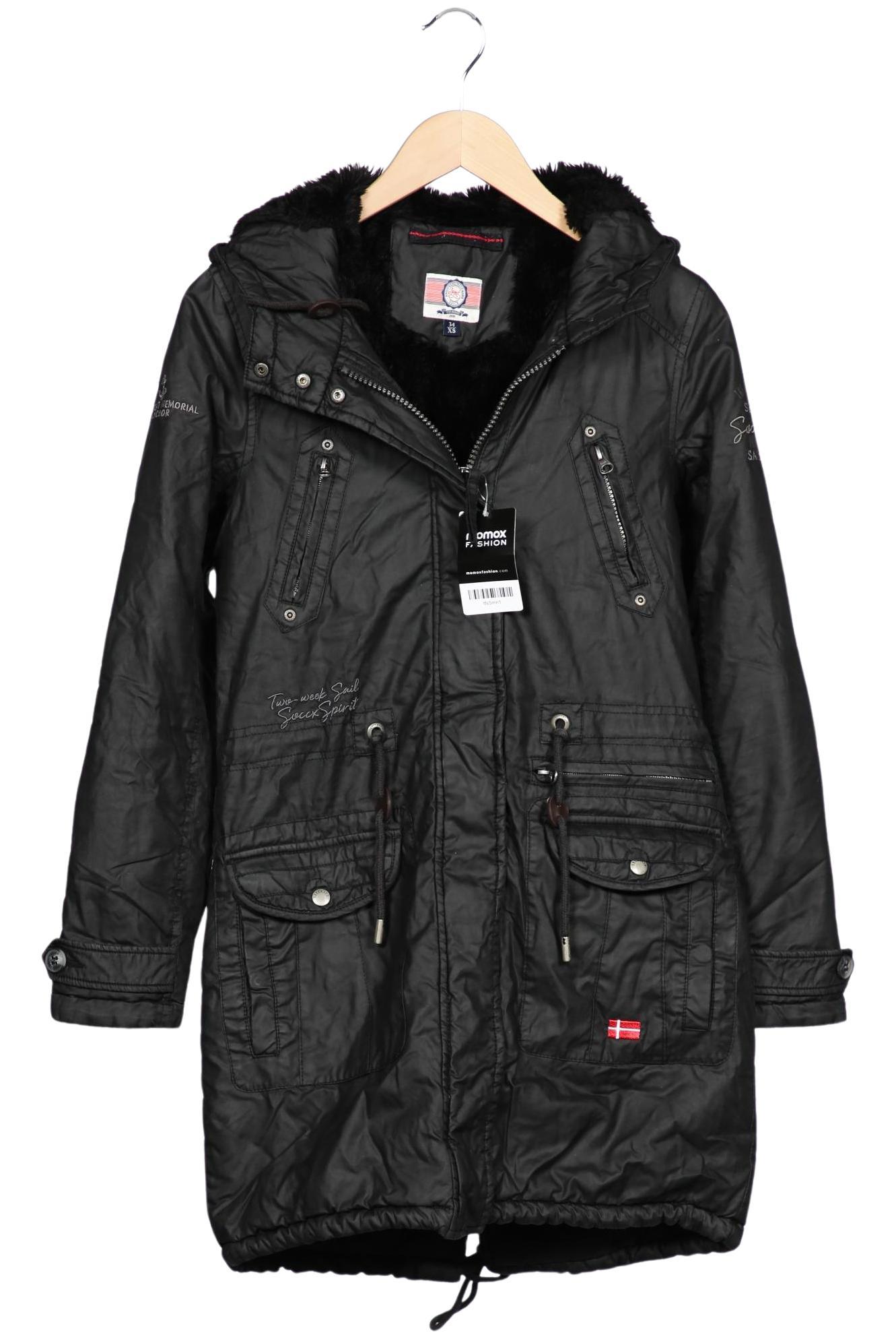 

Soccx Damen Mantel, schwarz, Gr. 34