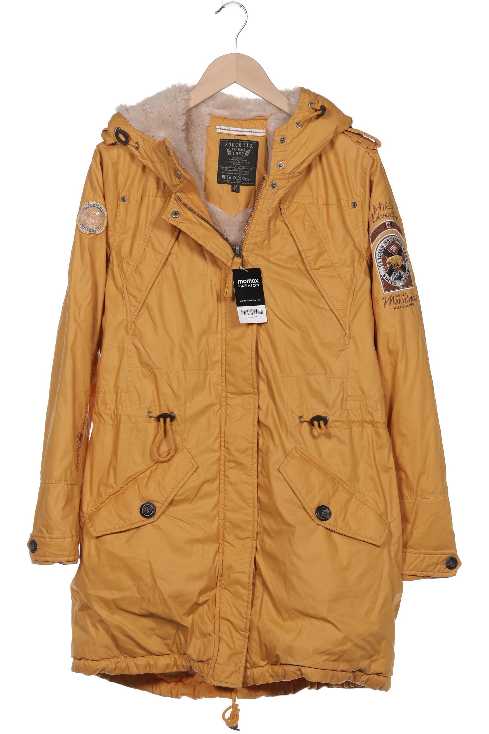 

Soccx Damen Mantel, gelb, Gr. 42