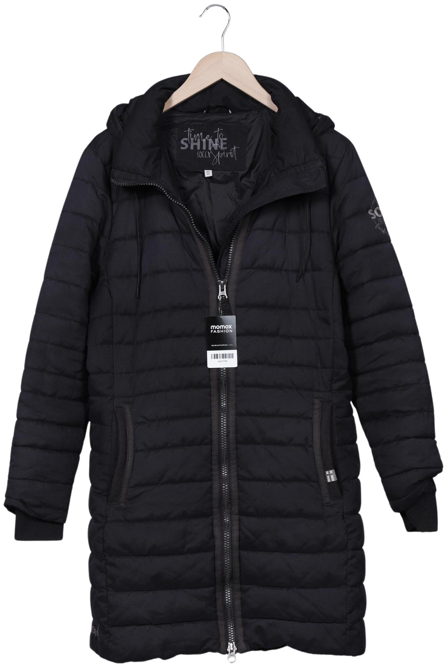 

Soccx Damen Mantel, schwarz, Gr. 42