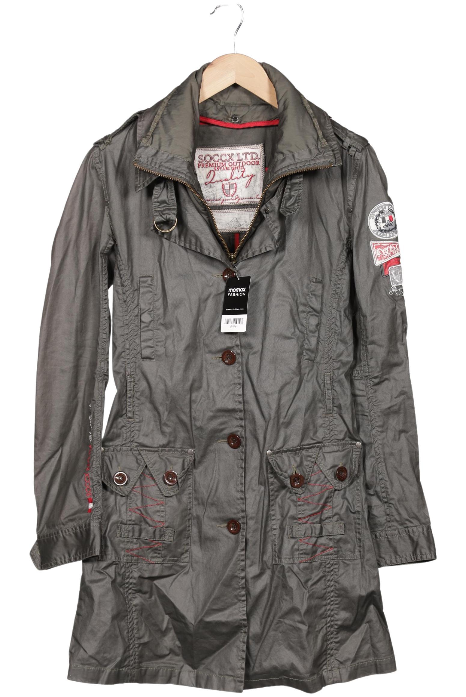 

Soccx Damen Mantel, grau, Gr. 36