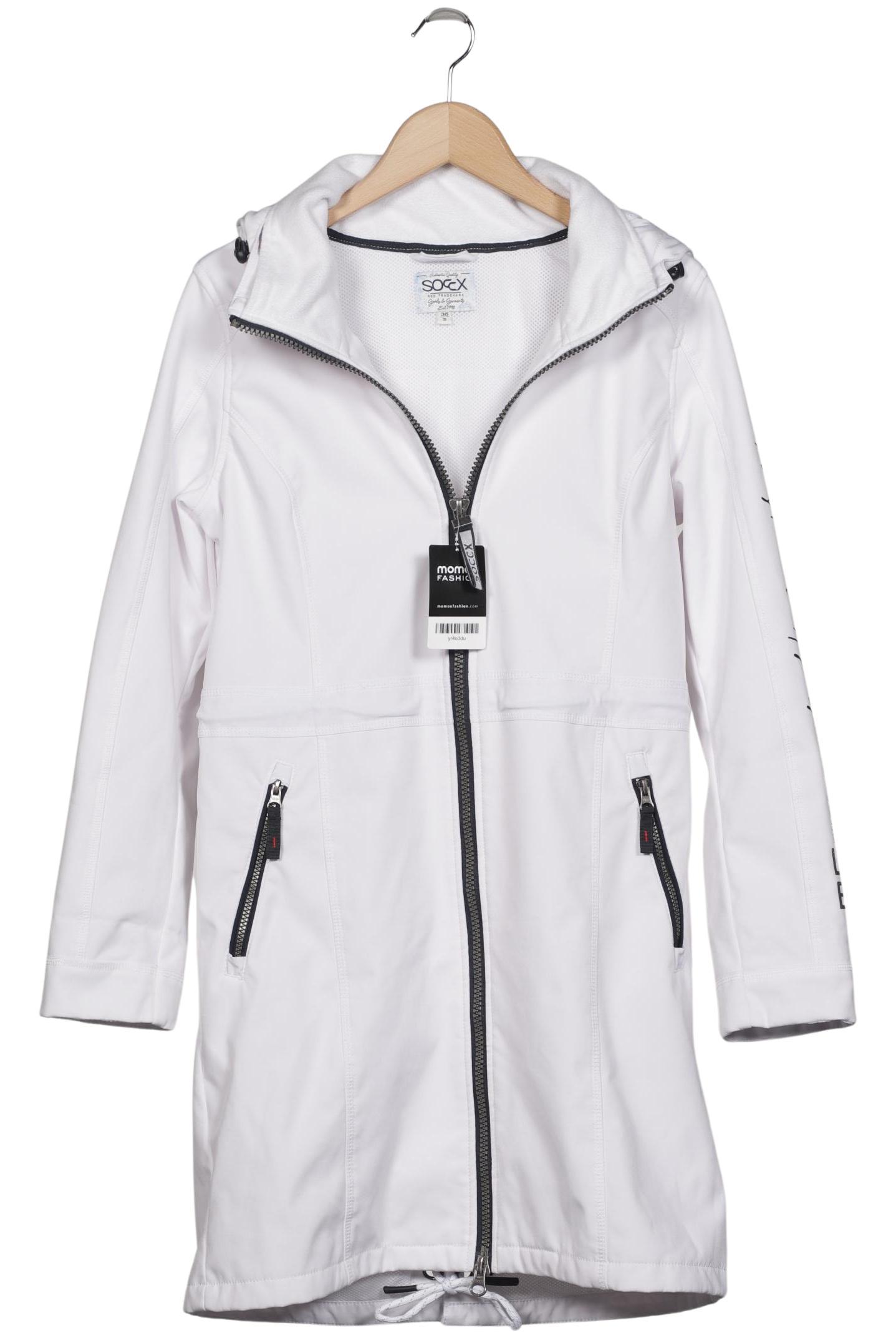 

Soccx Damen Mantel, weiß, Gr. 36