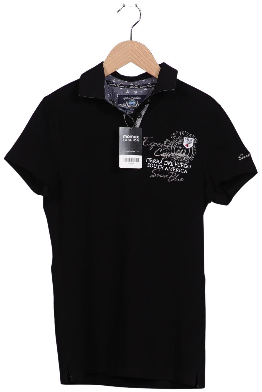 

Soccx Damen Poloshirt, schwarz, Gr. 38