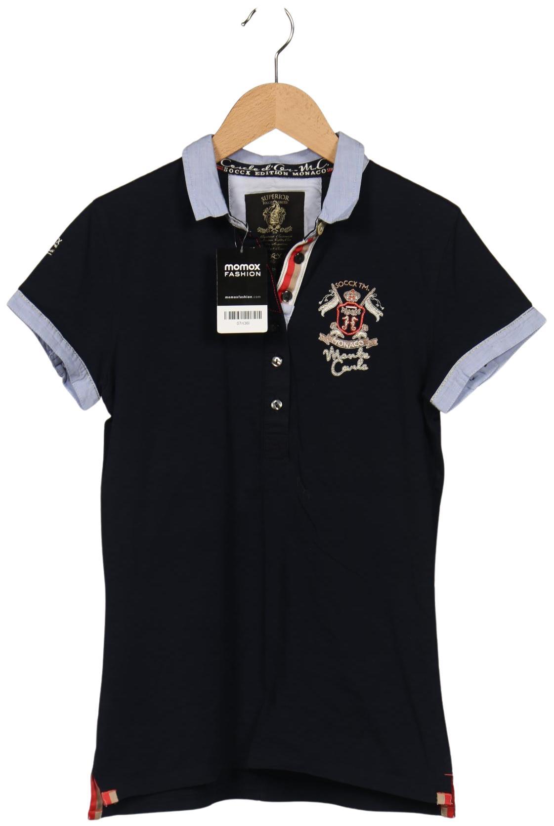 

Soccx Damen Poloshirt, marineblau, Gr. 38