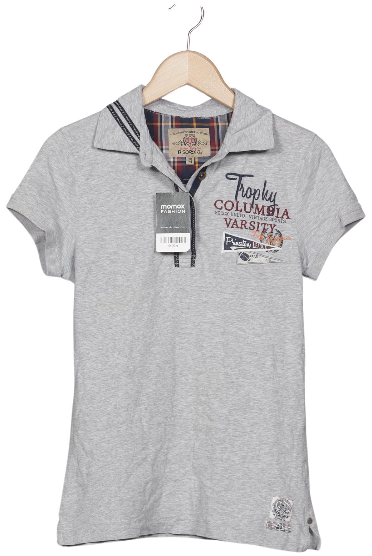 

Soccx Damen Poloshirt, grau, Gr. 38