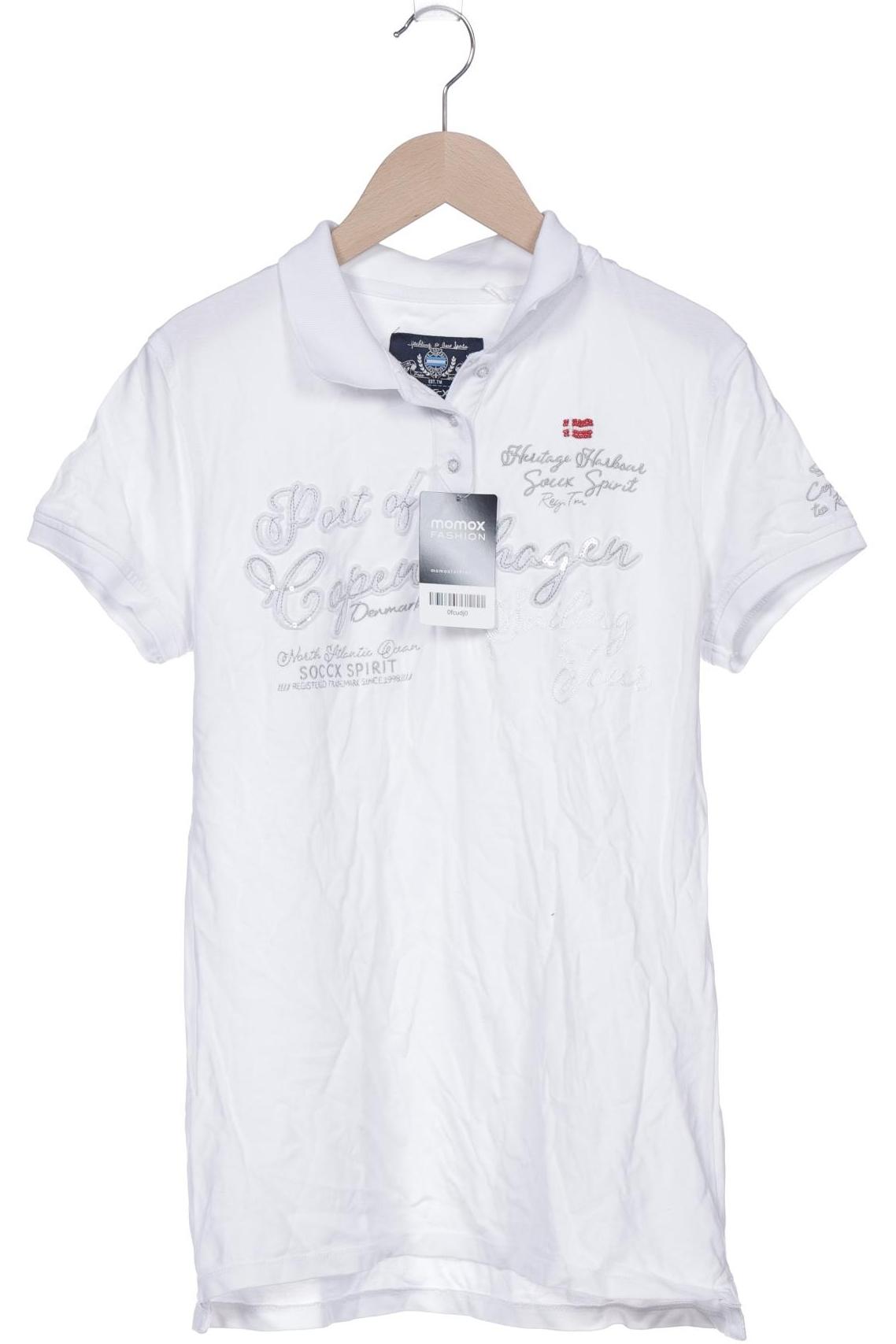 

Soccx Damen Poloshirt, weiß, Gr. 38