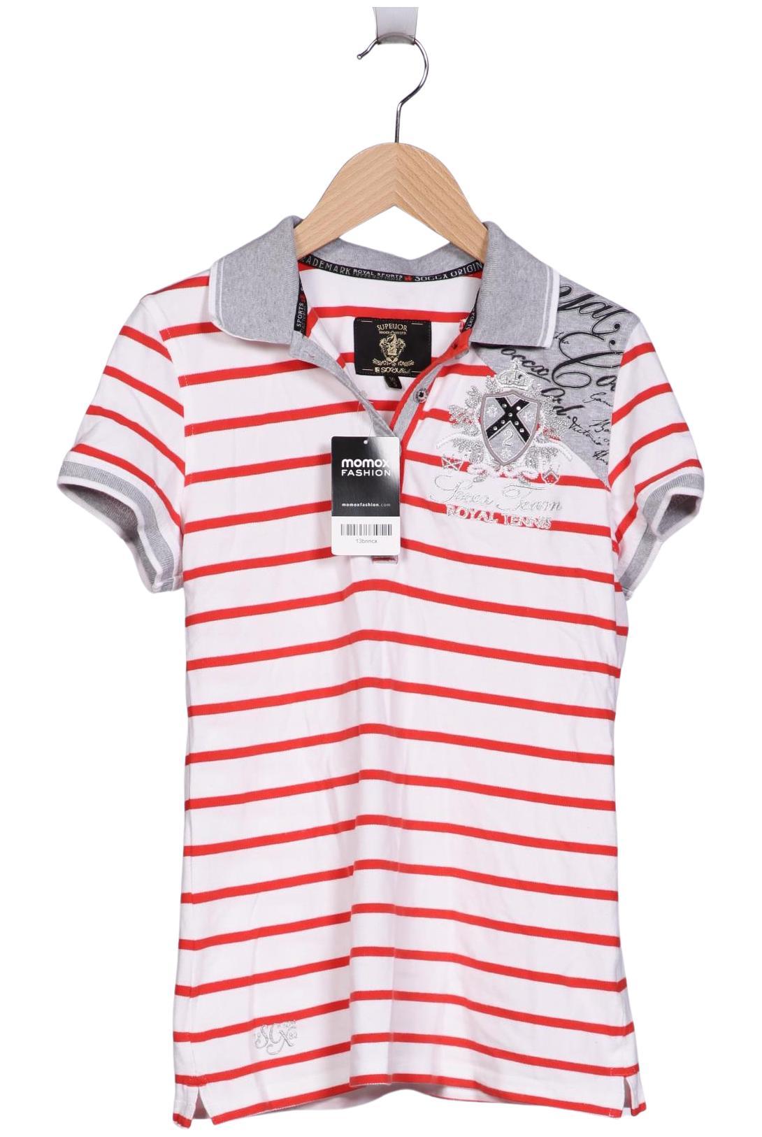 

Soccx Damen Poloshirt, weiß, Gr. 36