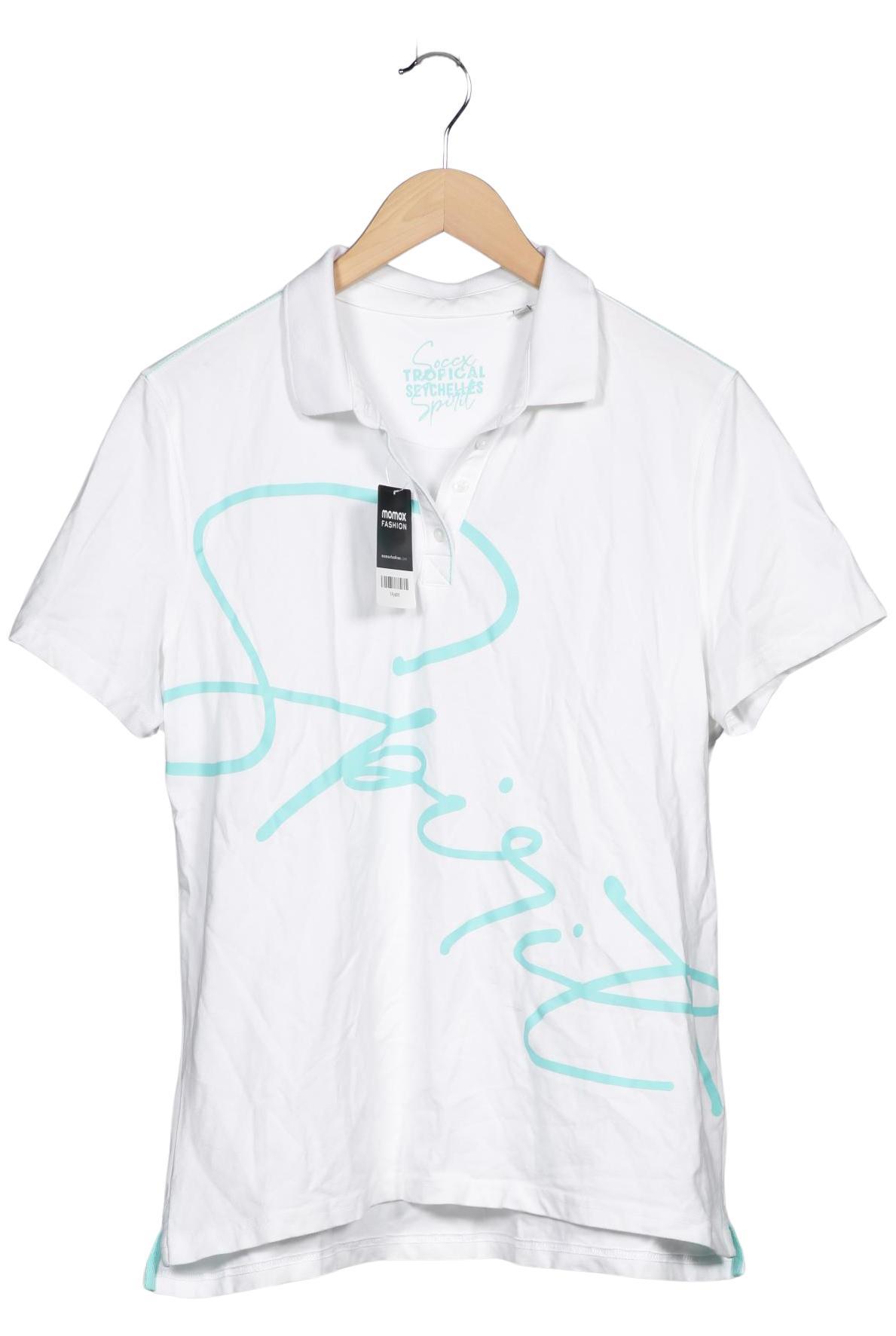 

Soccx Damen Poloshirt, weiß, Gr. 44