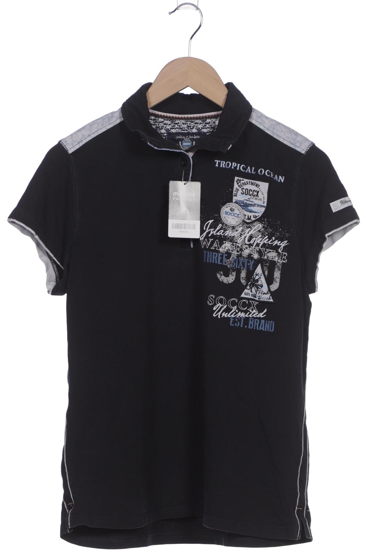 

Soccx Damen Poloshirt, marineblau, Gr. 44