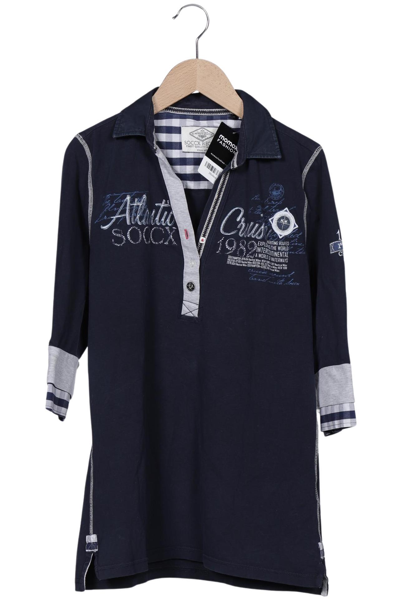 

Soccx Damen Poloshirt, marineblau, Gr. 42