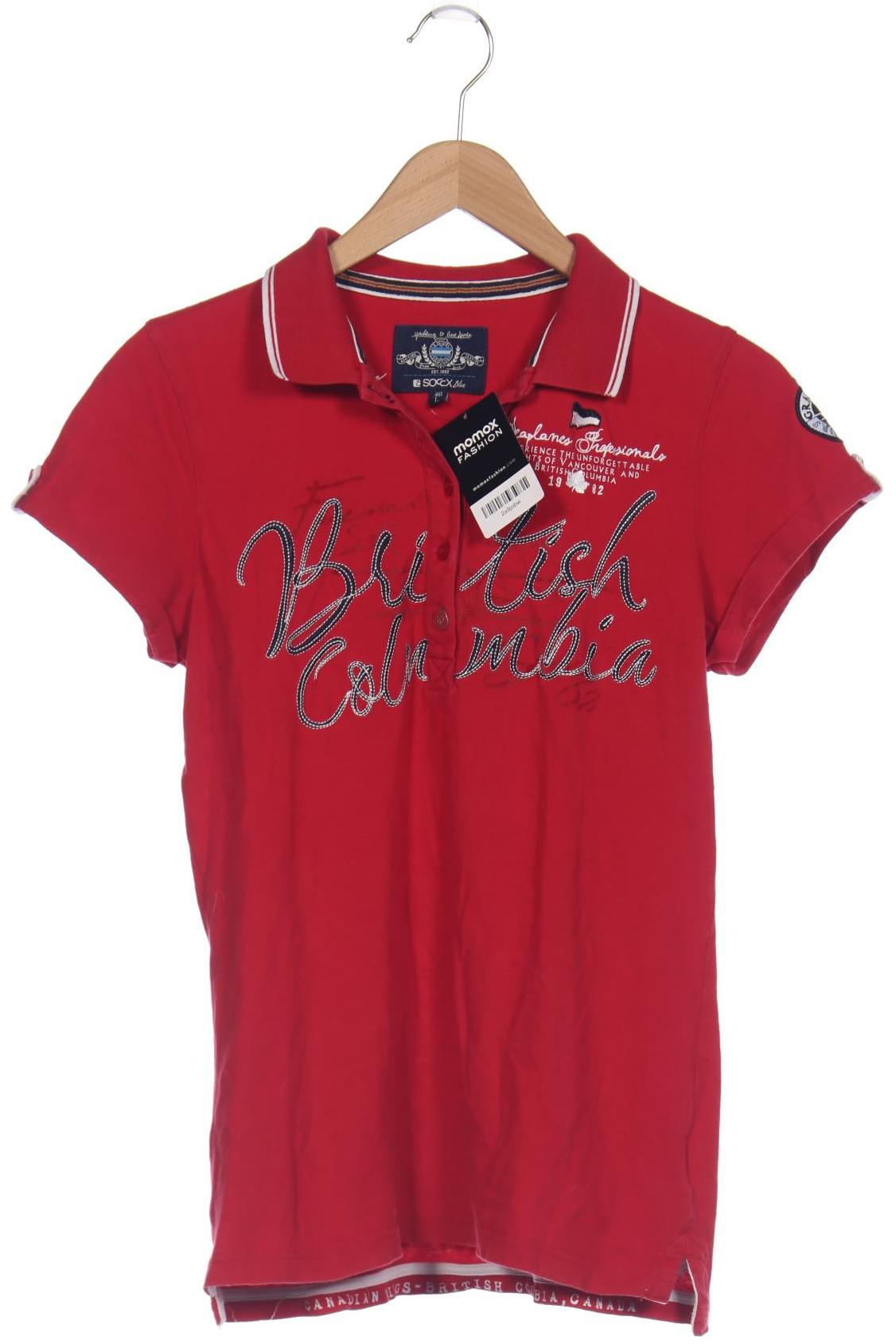 

SOCCX Damen Poloshirt, rot