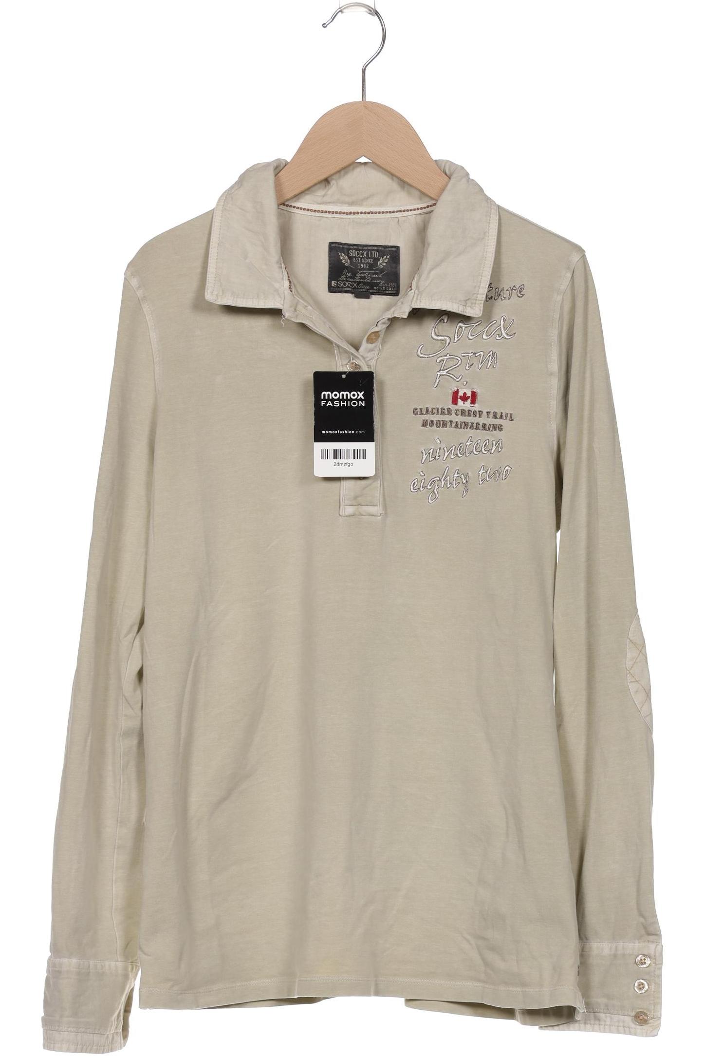 

Soccx Damen Poloshirt, beige, Gr. 40