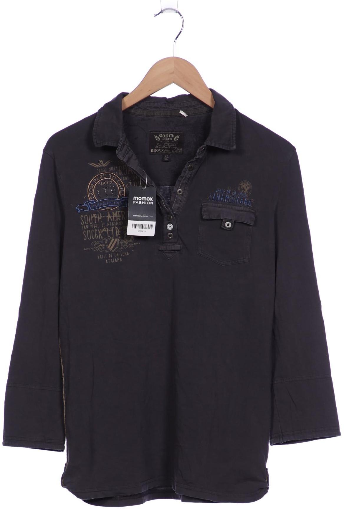 

Soccx Damen Poloshirt, grau, Gr. 42