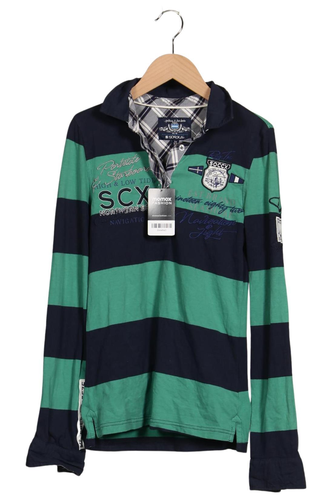 

Soccx Damen Poloshirt, grün, Gr. 34