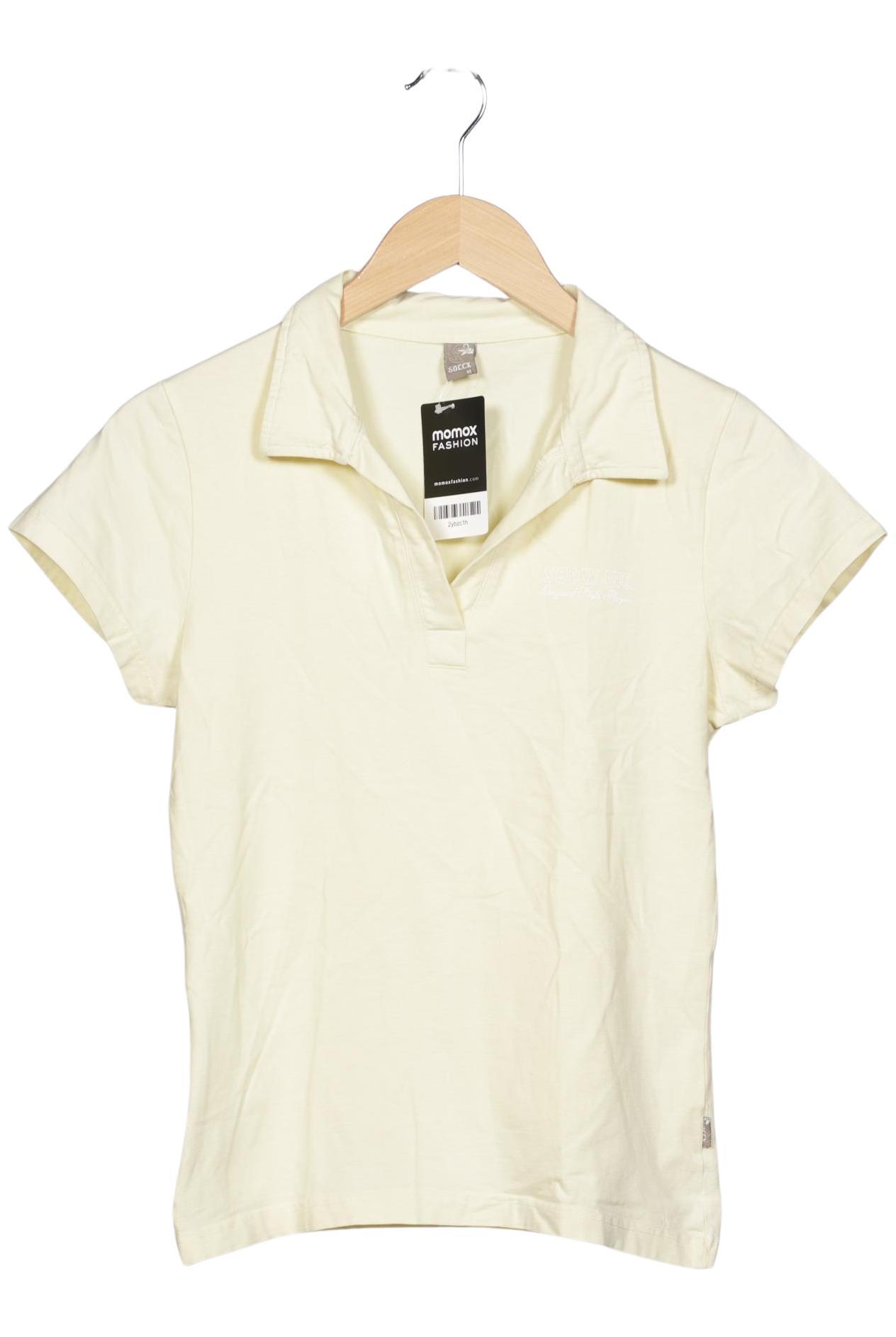 

Soccx Damen Poloshirt, cremeweiß, Gr. 38