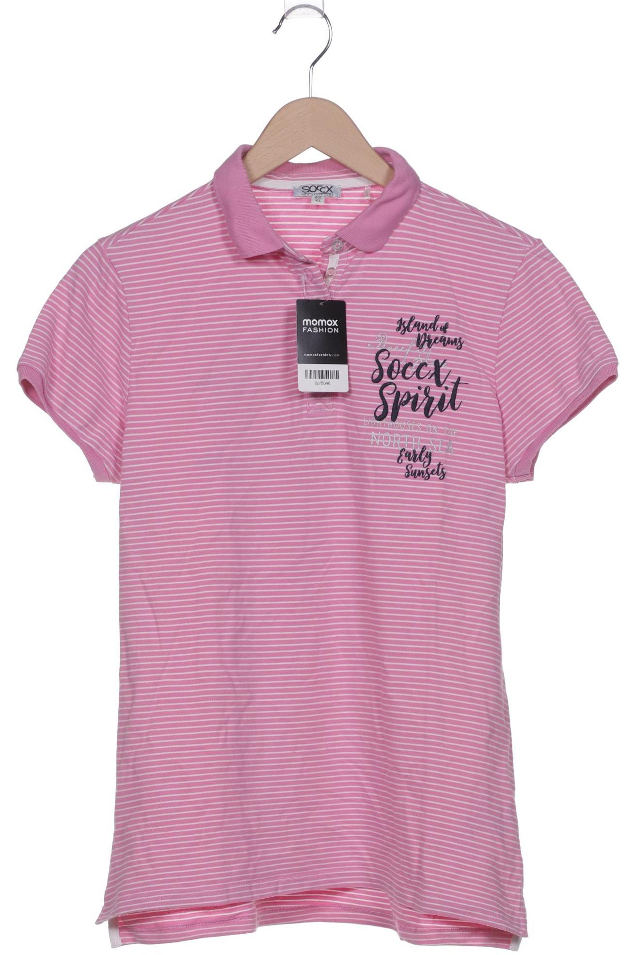 

Soccx Damen Poloshirt, pink, Gr. 42