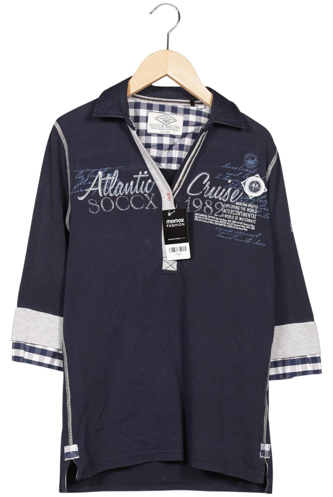 

Soccx Damen Poloshirt, marineblau, Gr. 38