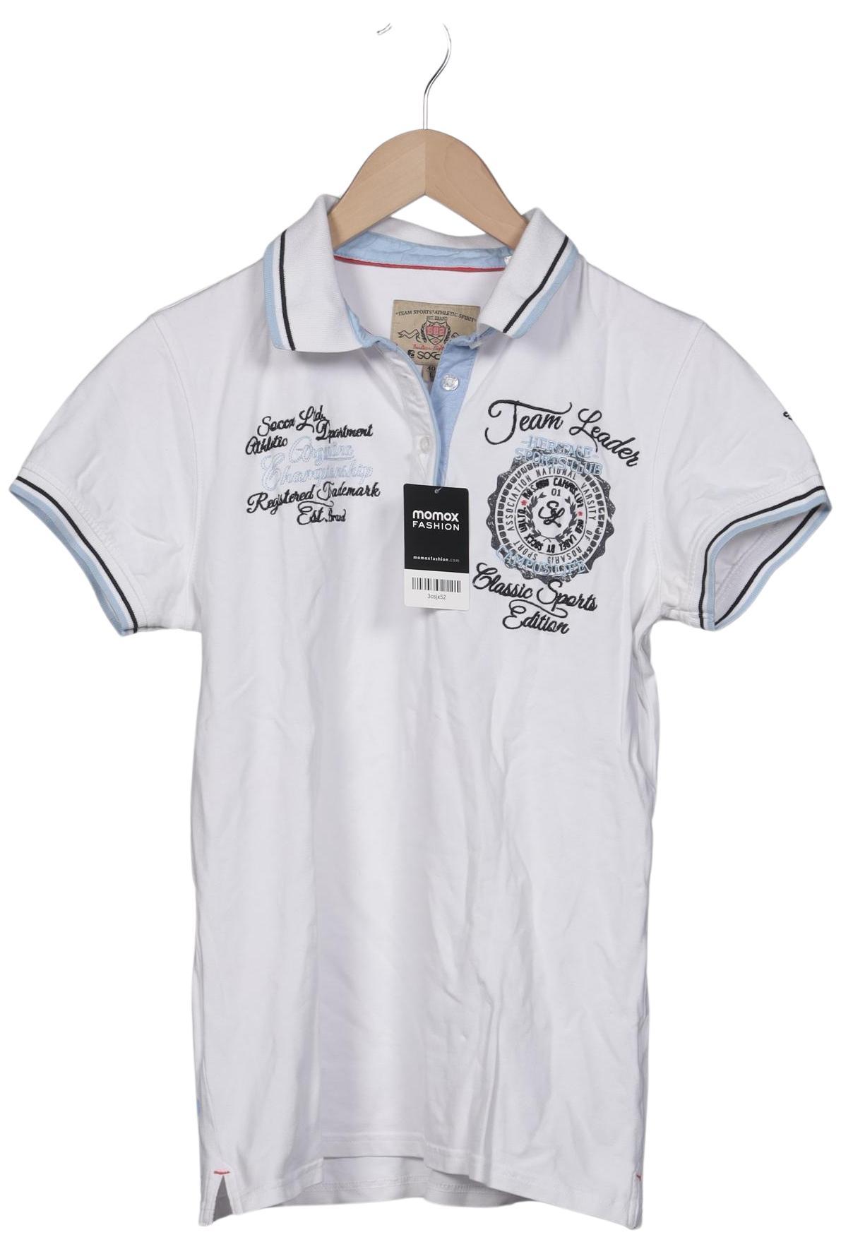 

Soccx Damen Poloshirt, weiß, Gr. 40
