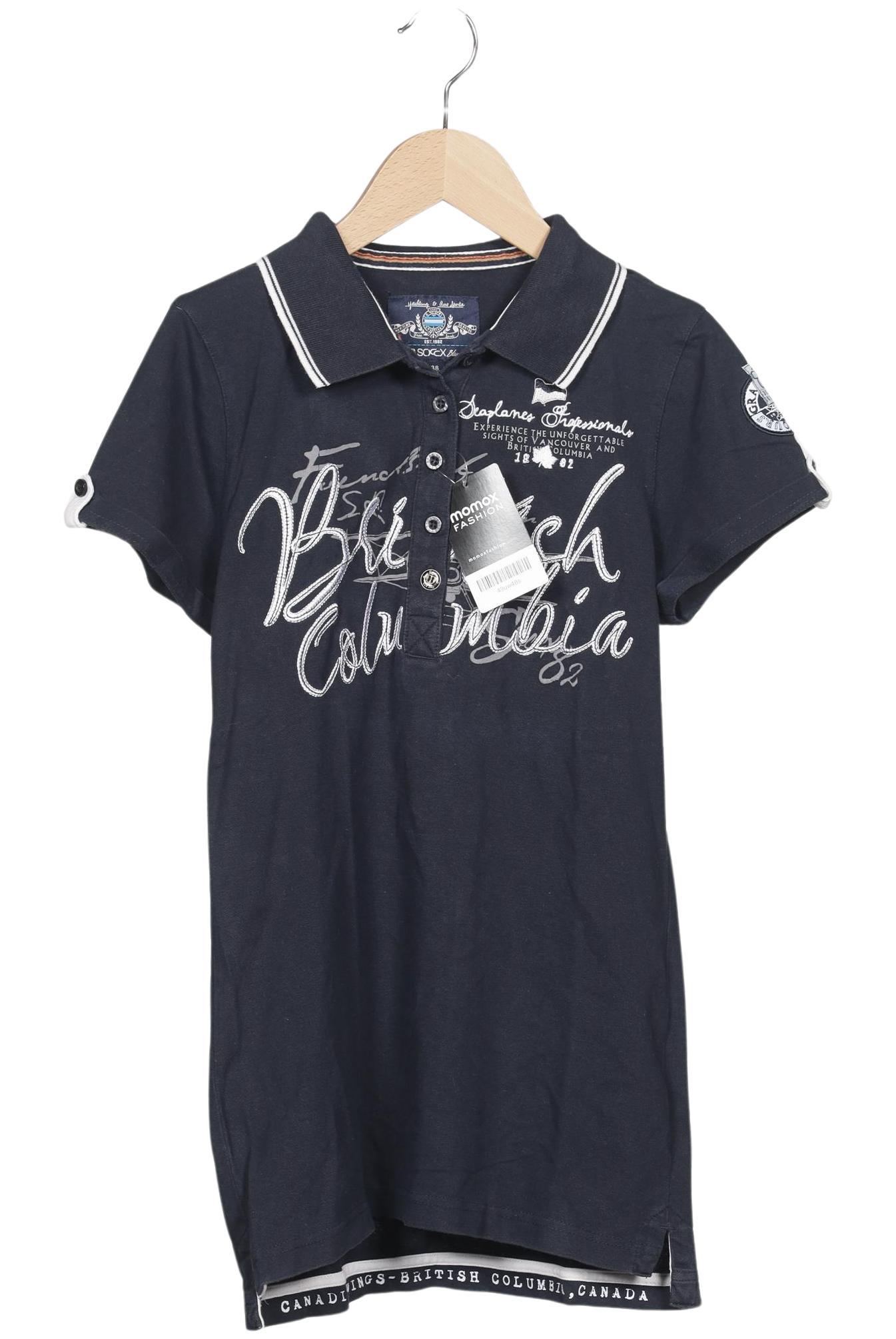 

Soccx Damen Poloshirt, marineblau, Gr. 38