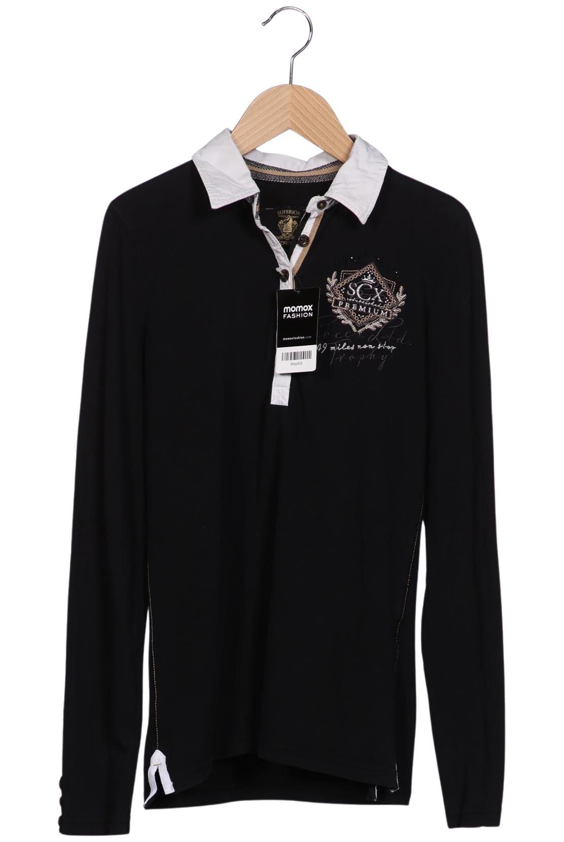 

Soccx Damen Poloshirt, schwarz, Gr. 36