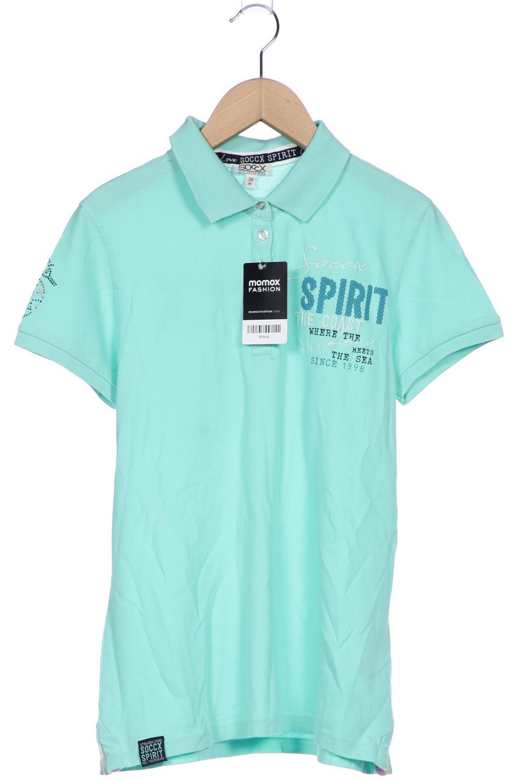 

Soccx Damen Poloshirt, hellgrün, Gr. 38