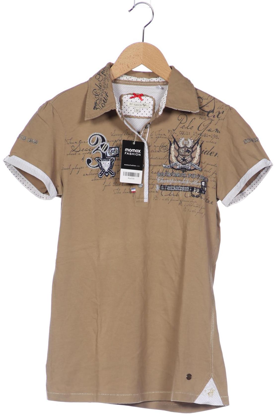 

Soccx Damen Poloshirt, beige, Gr. 38