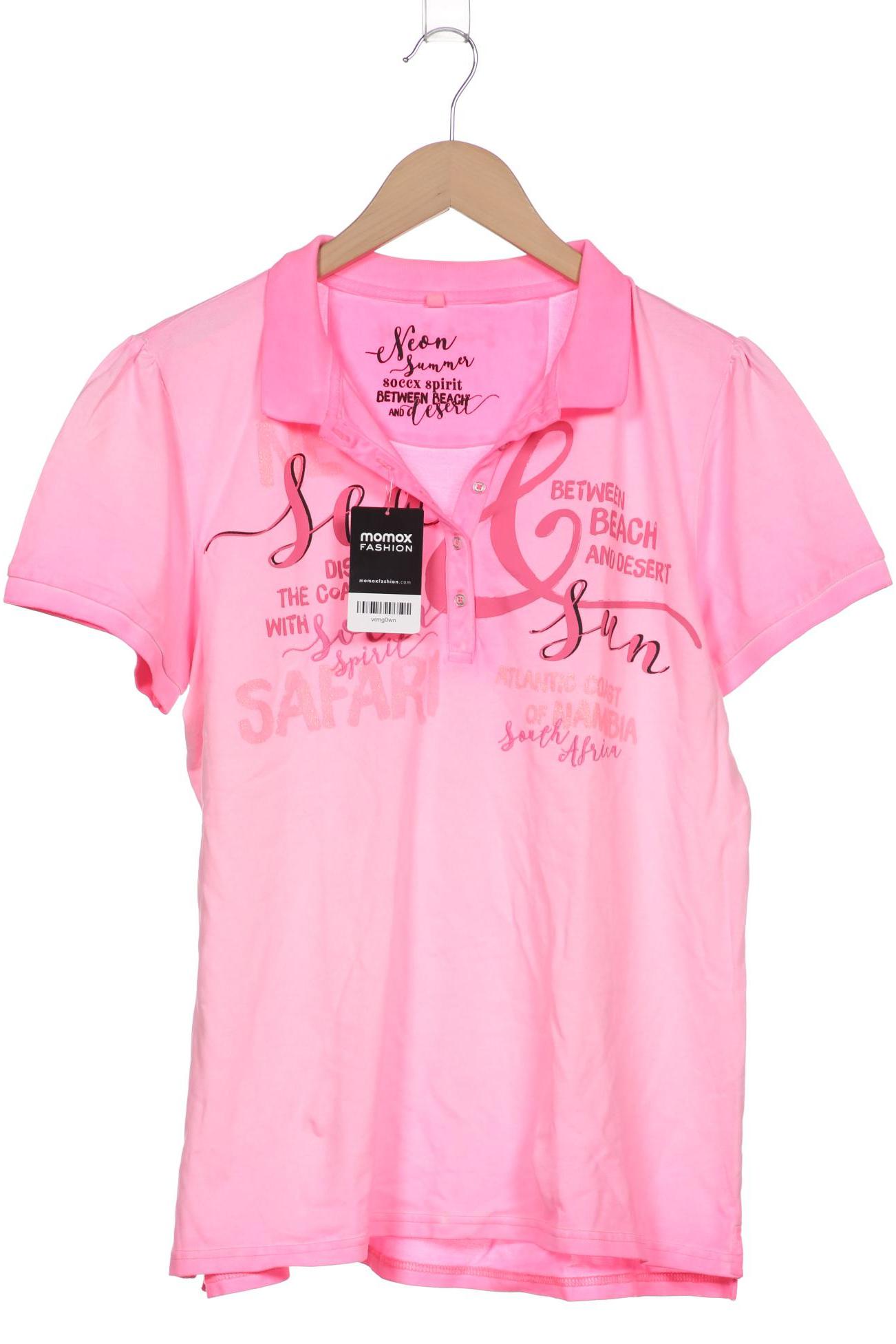 

Soccx Damen Poloshirt, pink, Gr. 44