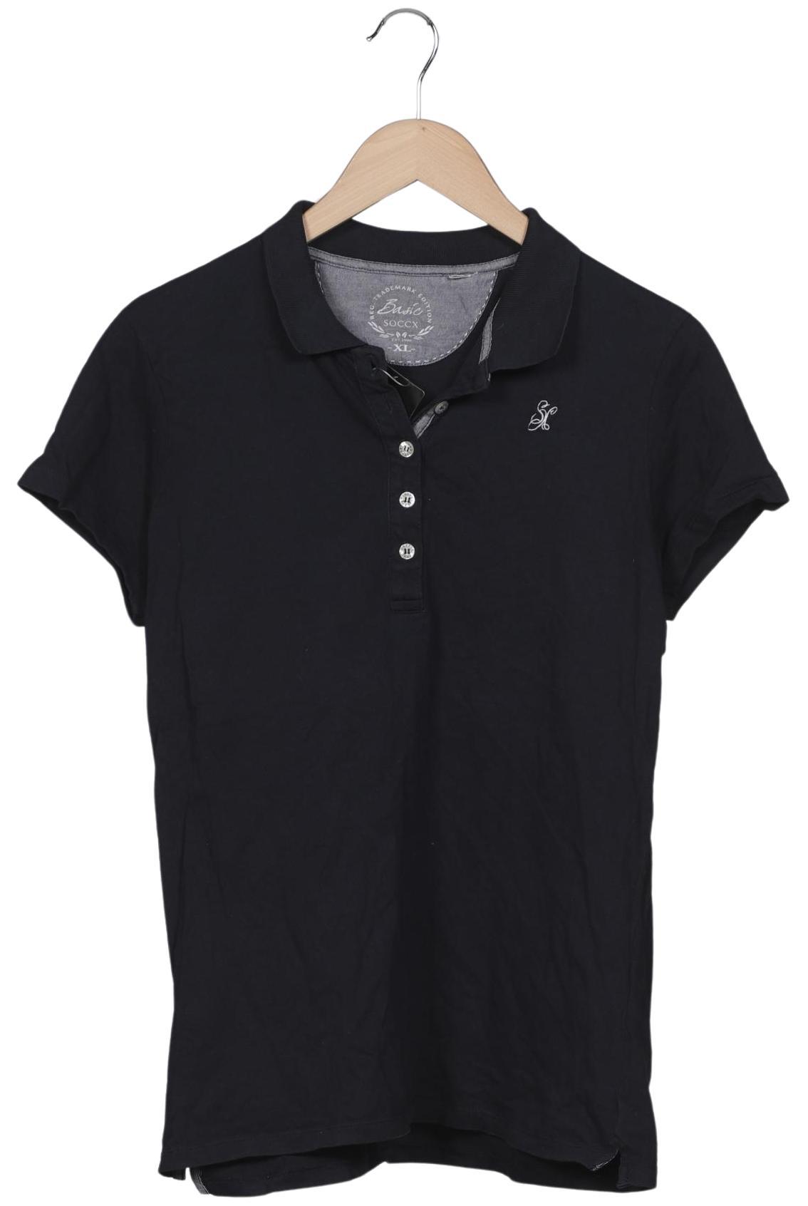 

Soccx Damen Poloshirt, marineblau, Gr. 44