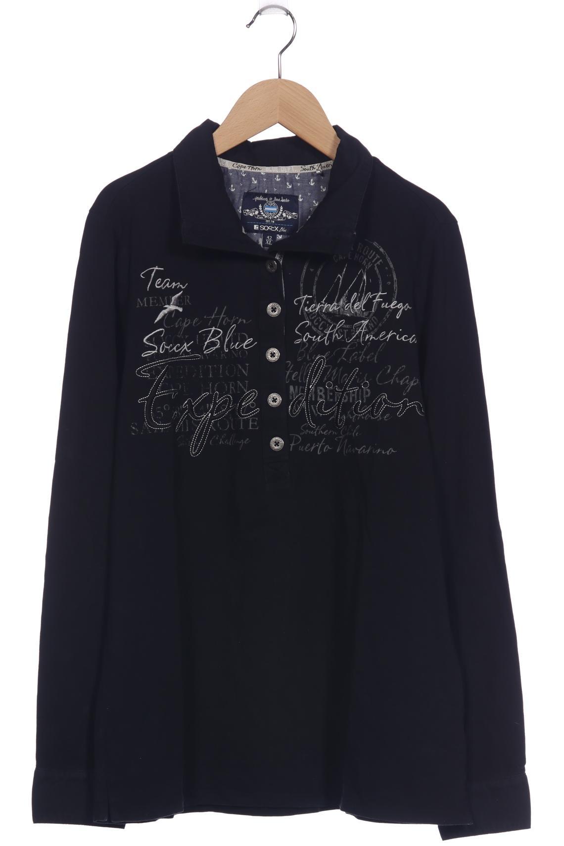 

Soccx Damen Poloshirt, schwarz, Gr. 42