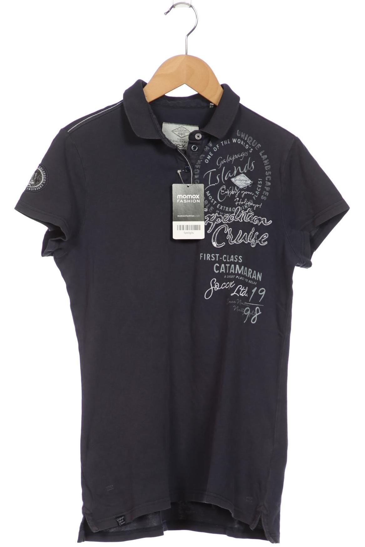 

Soccx Damen Poloshirt, blau, Gr. 38
