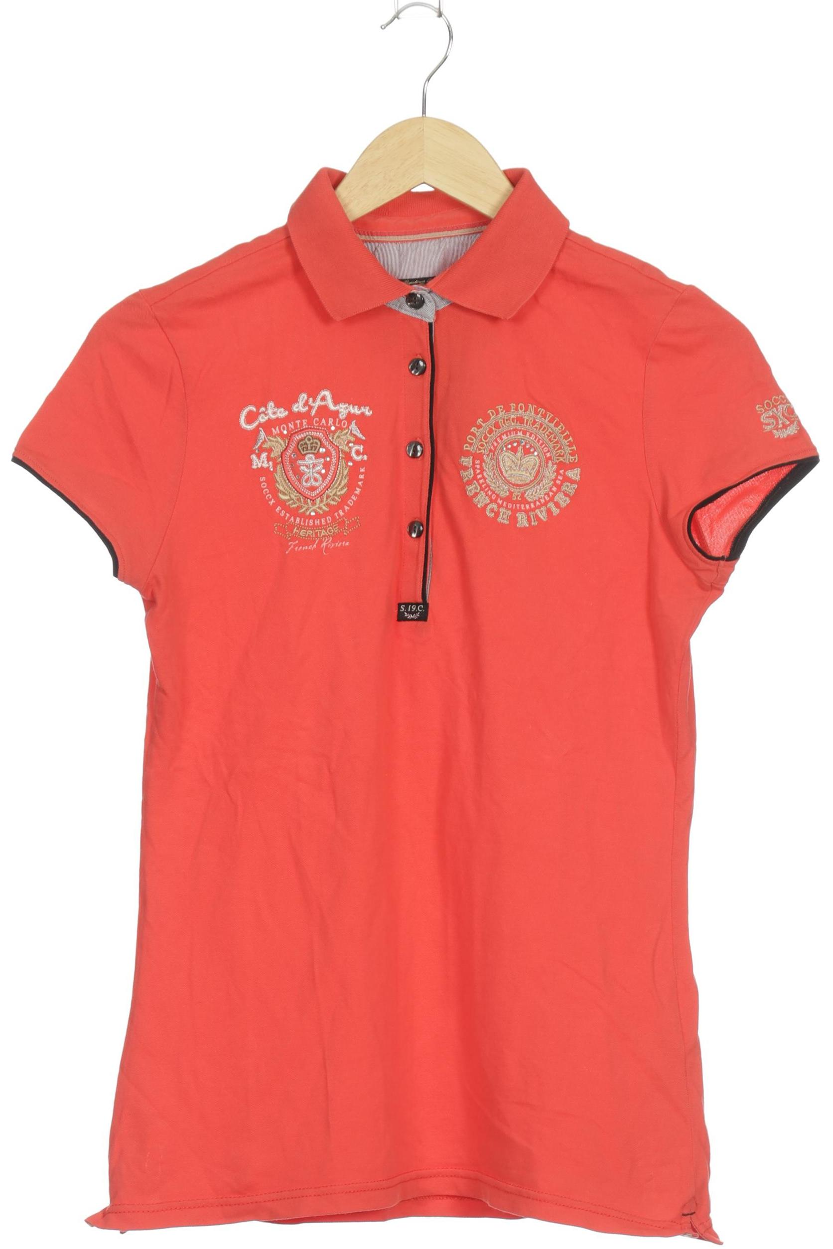 

Soccx Damen Poloshirt, rot, Gr.