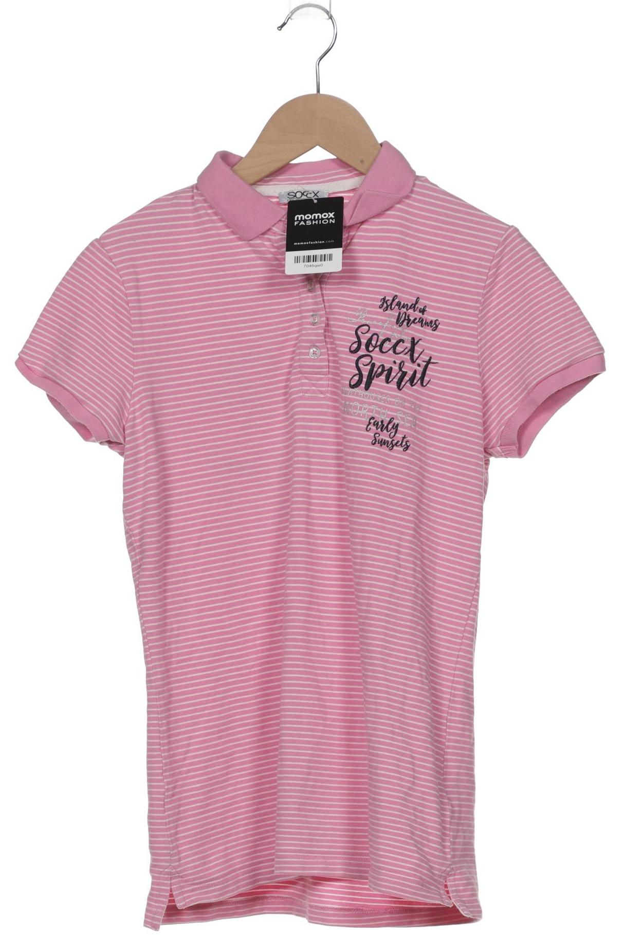 

Soccx Damen Poloshirt, pink, Gr. 38