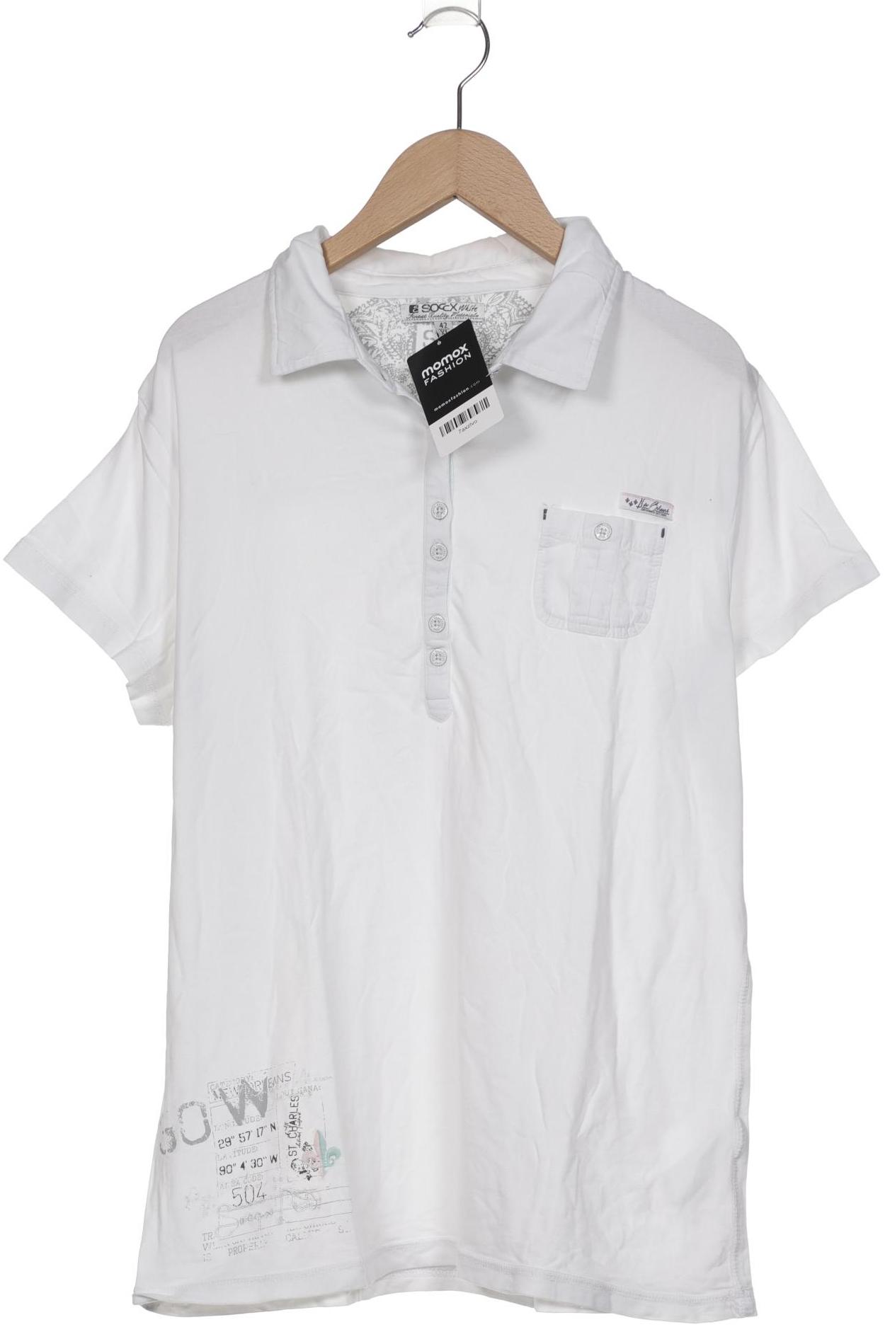 

Soccx Damen Poloshirt, weiß, Gr. 42