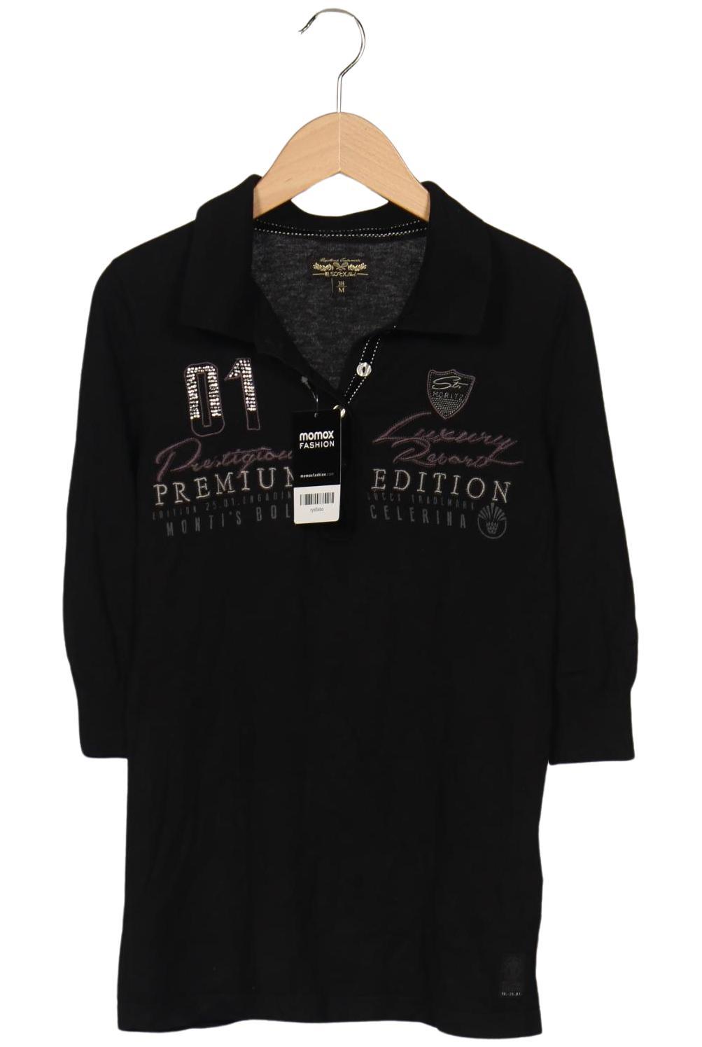 

Soccx Damen Poloshirt, schwarz, Gr. 38