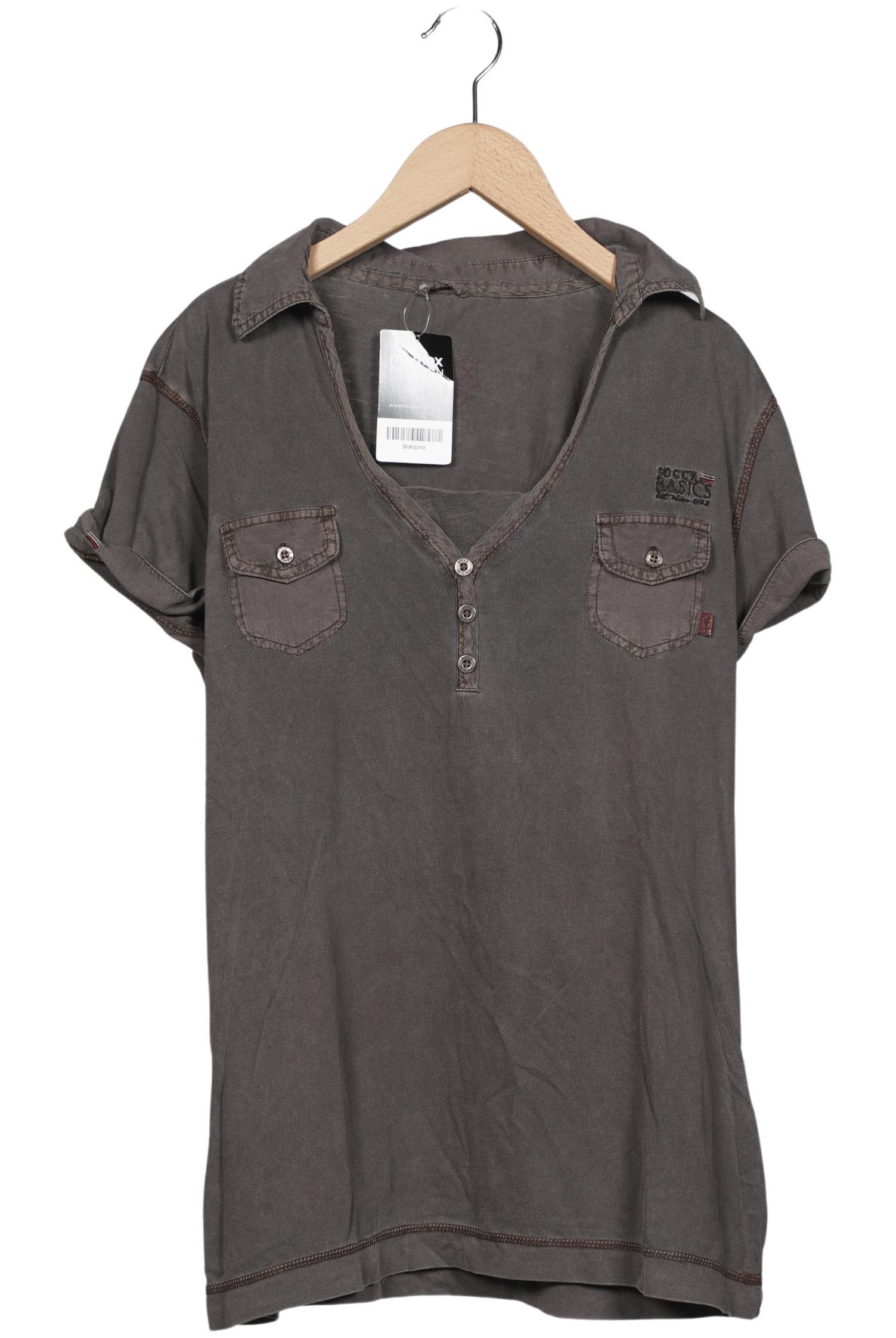 

Soccx Damen Poloshirt, grau, Gr. 46