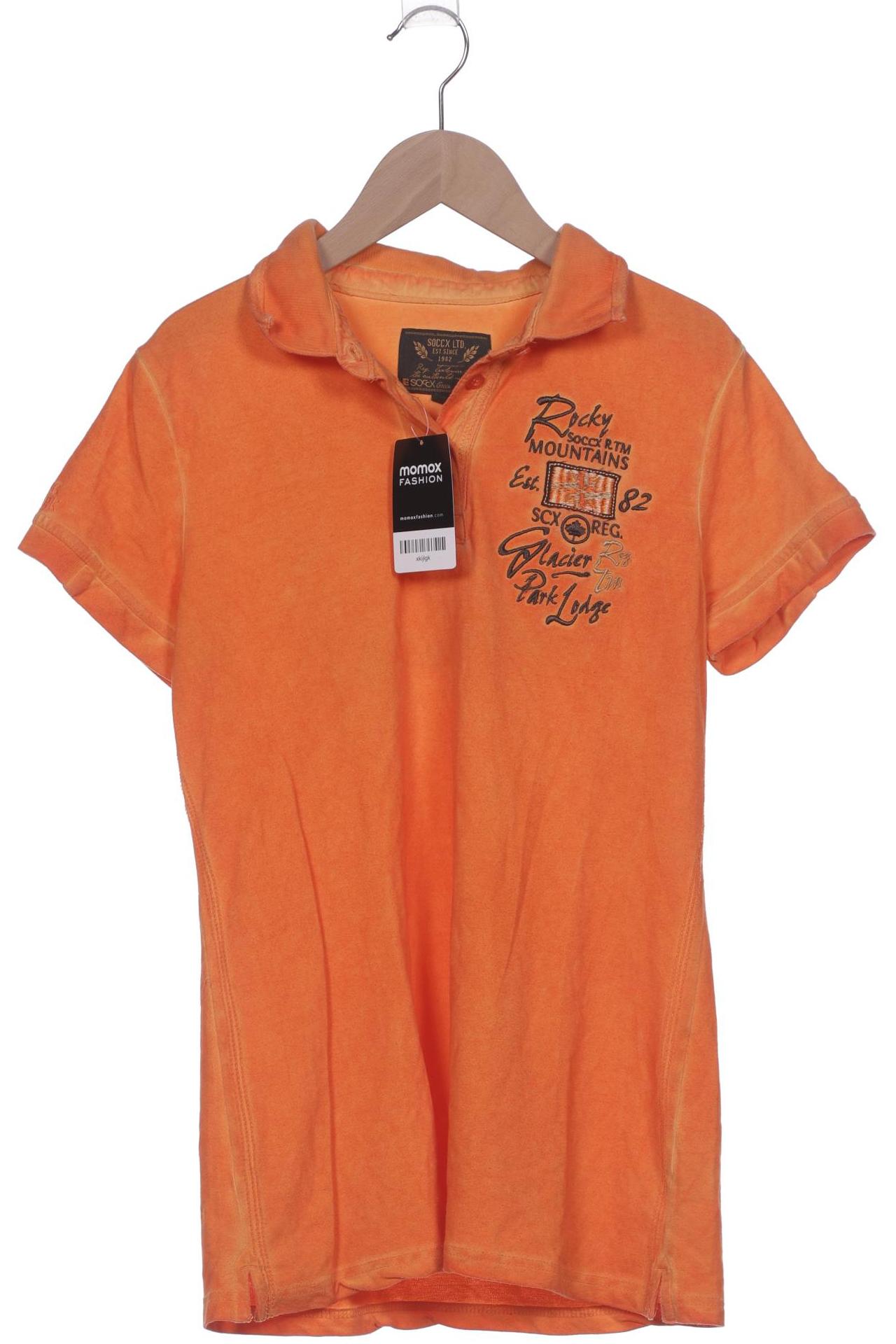 

Soccx Damen Poloshirt, orange, Gr. 40