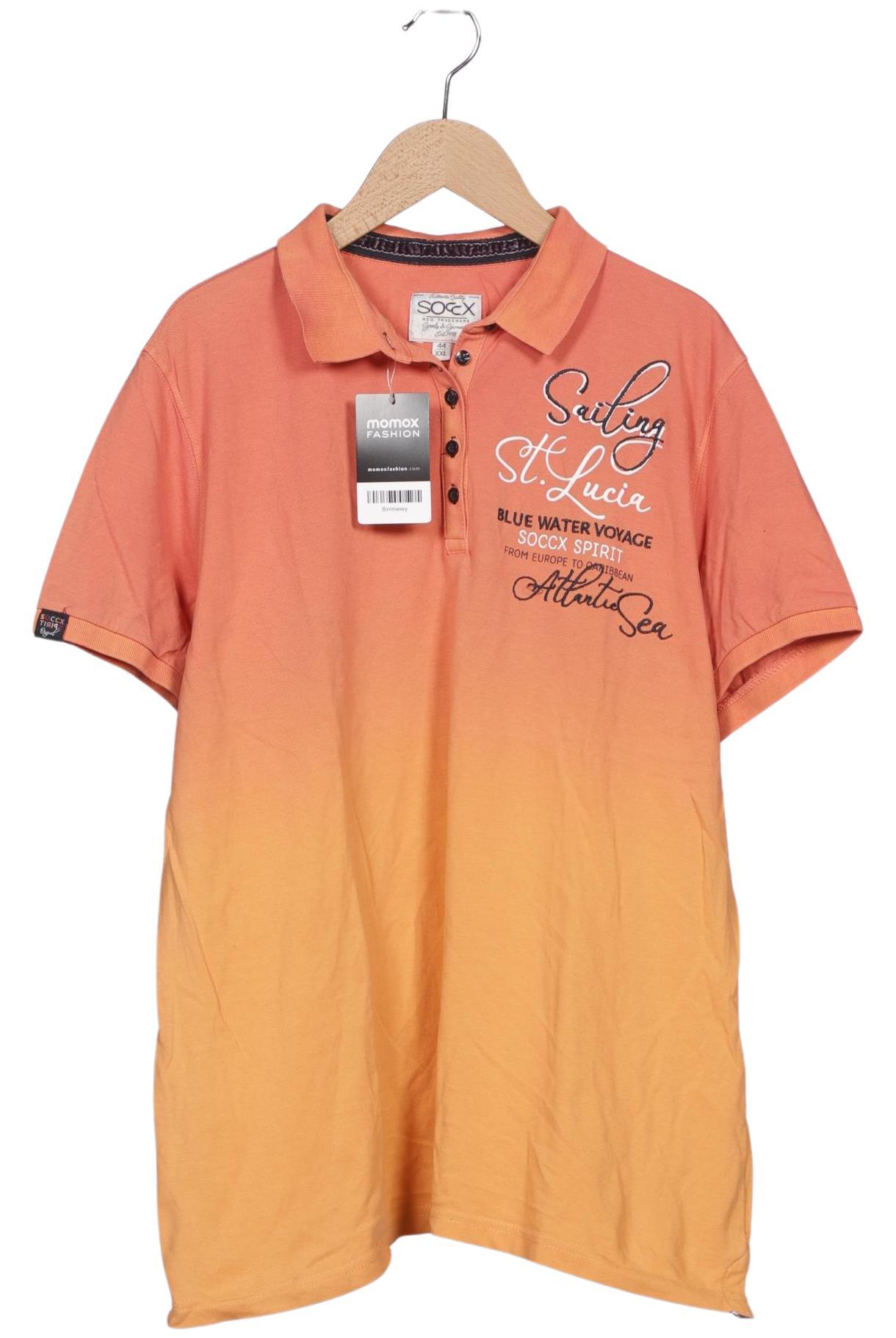 

Soccx Damen Poloshirt, orange, Gr. 44