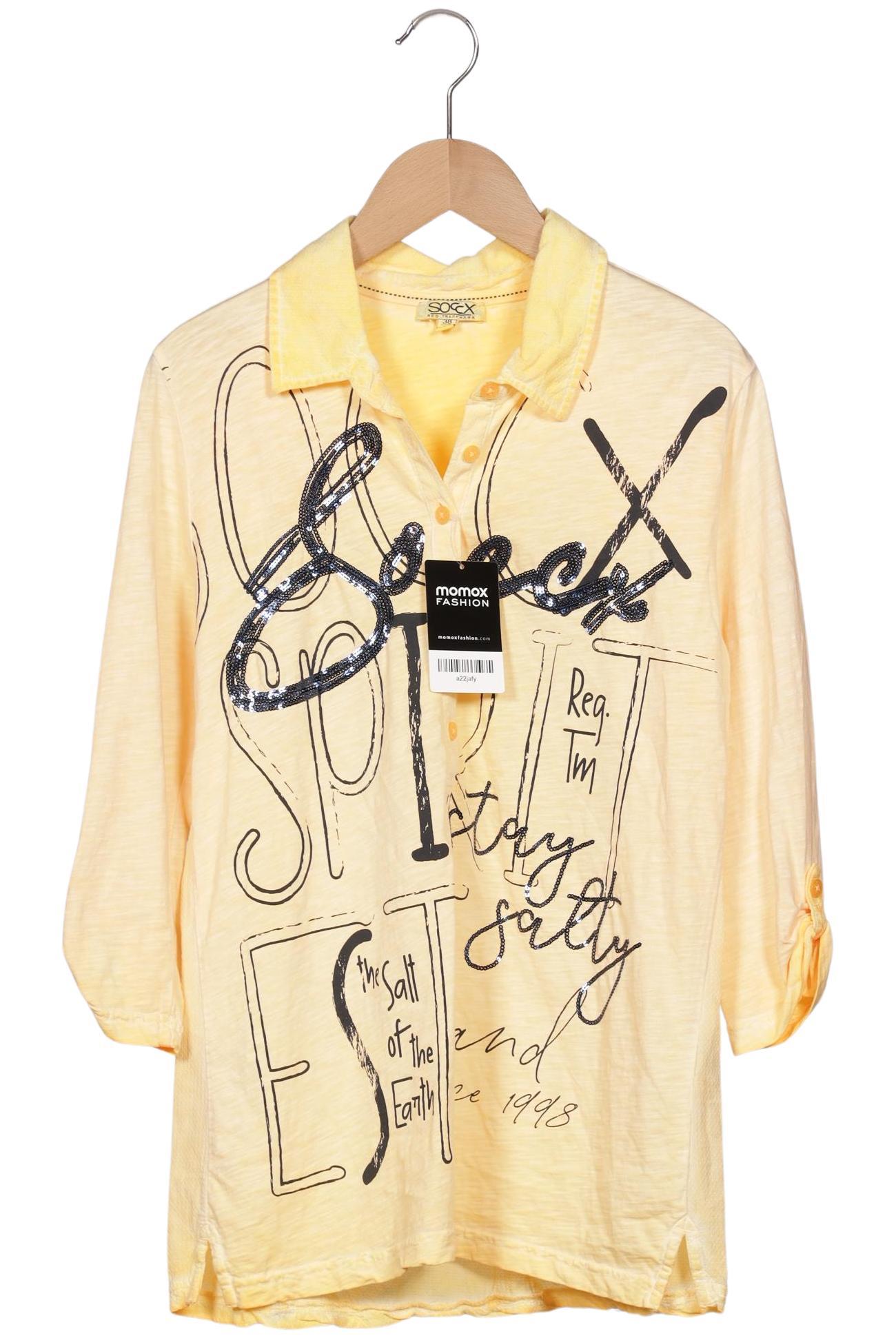 

Soccx Damen Poloshirt, gelb, Gr. 38