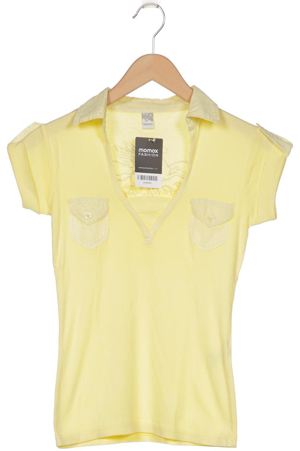 

Soccx Damen Poloshirt, gelb, Gr. 36