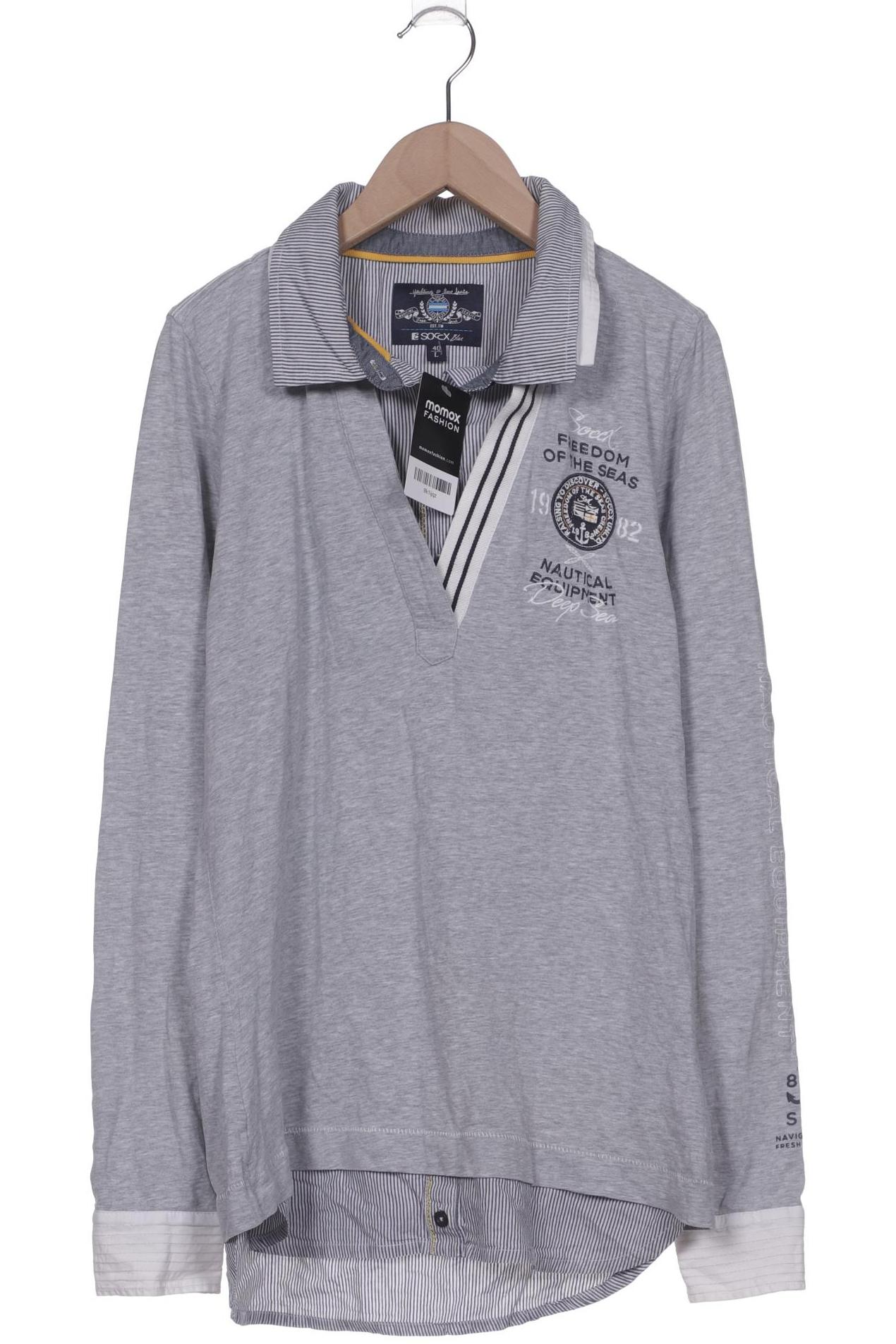 

Soccx Damen Poloshirt, grau, Gr. 40