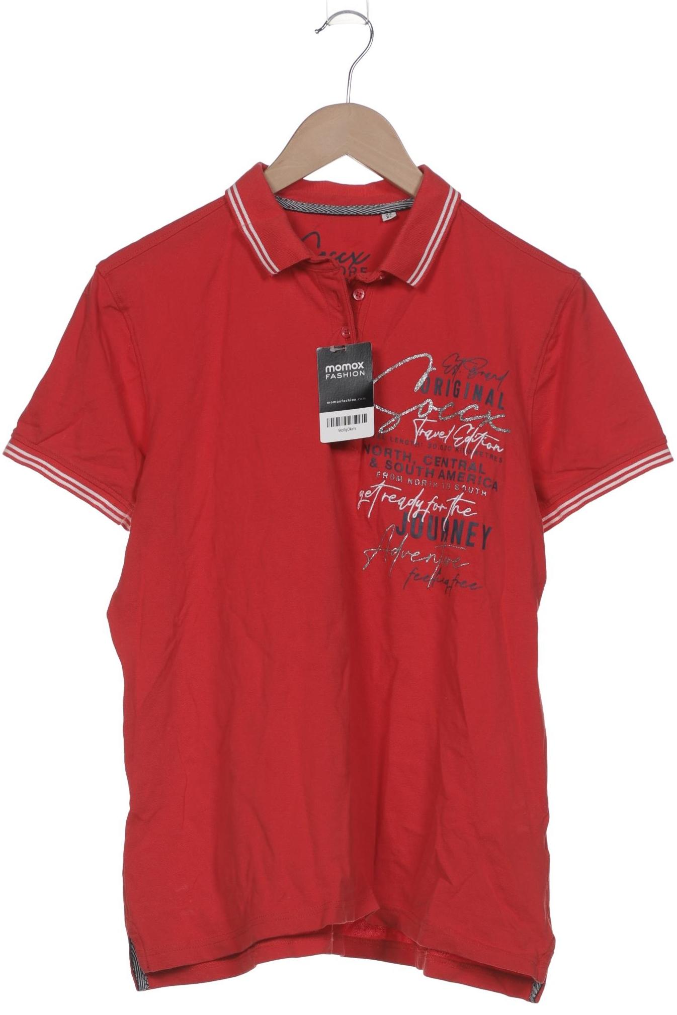 

Soccx Damen Poloshirt, rot, Gr. 42