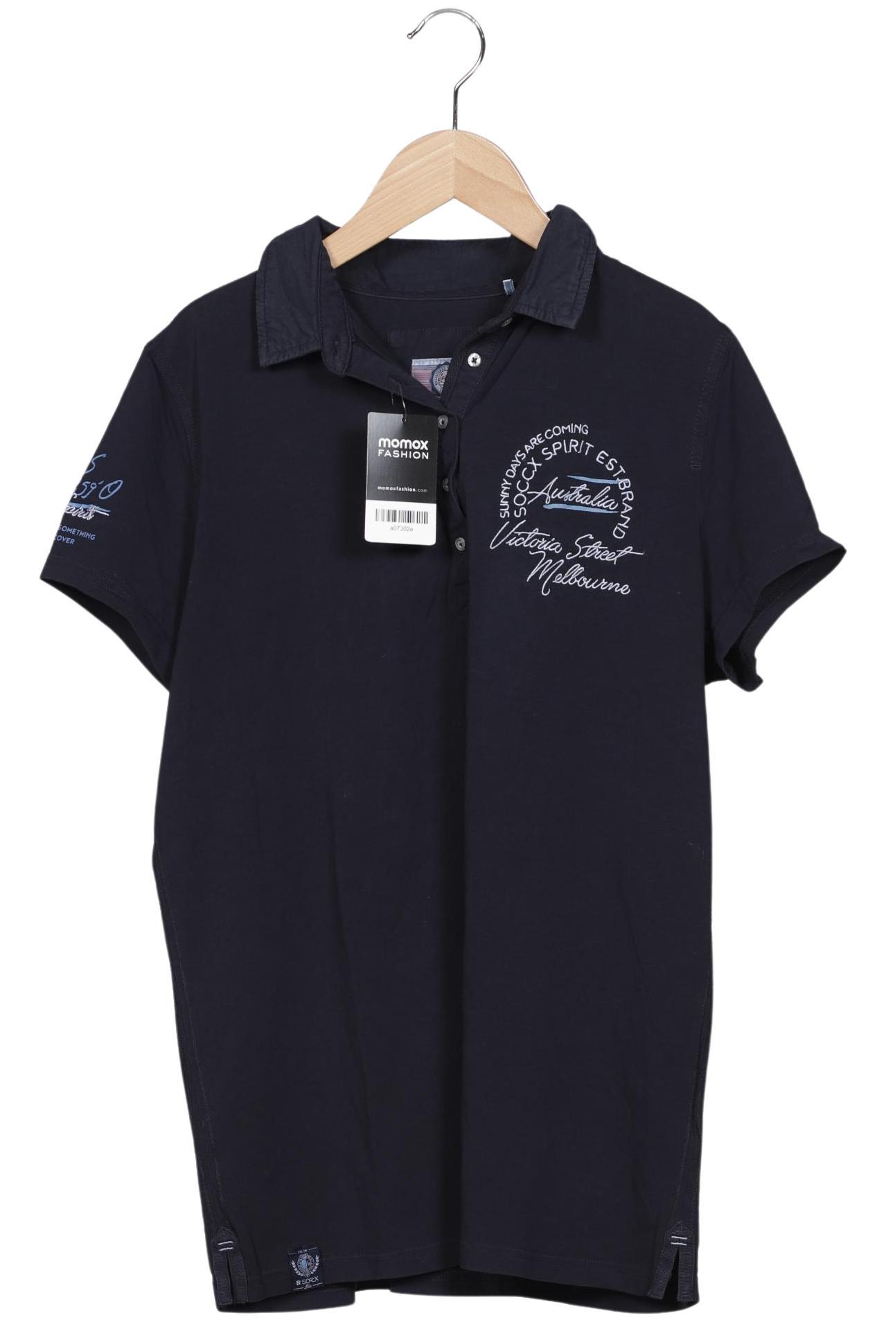 

Soccx Damen Poloshirt, marineblau, Gr. 42