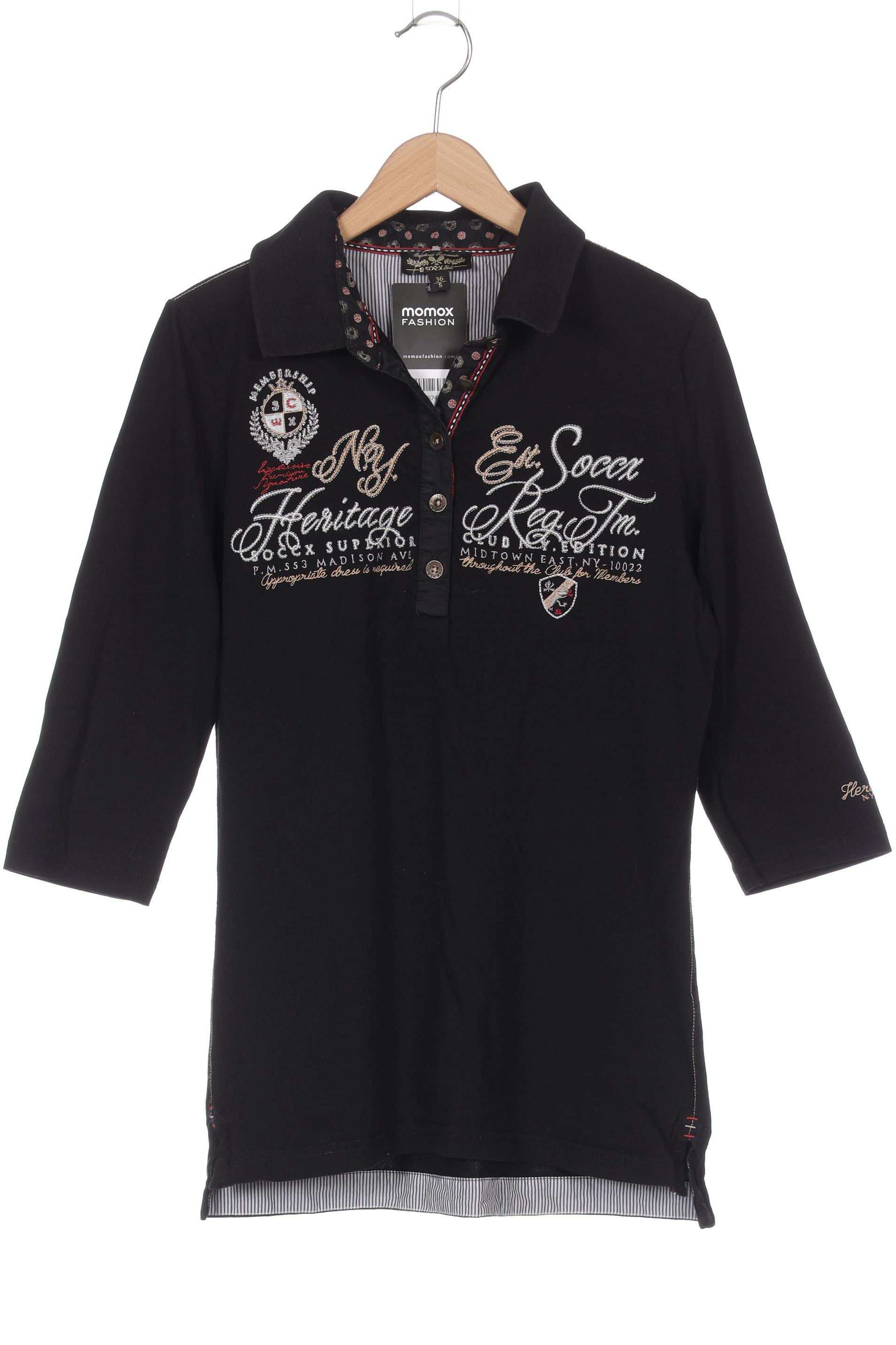 

Soccx Damen Poloshirt, schwarz, Gr. 36