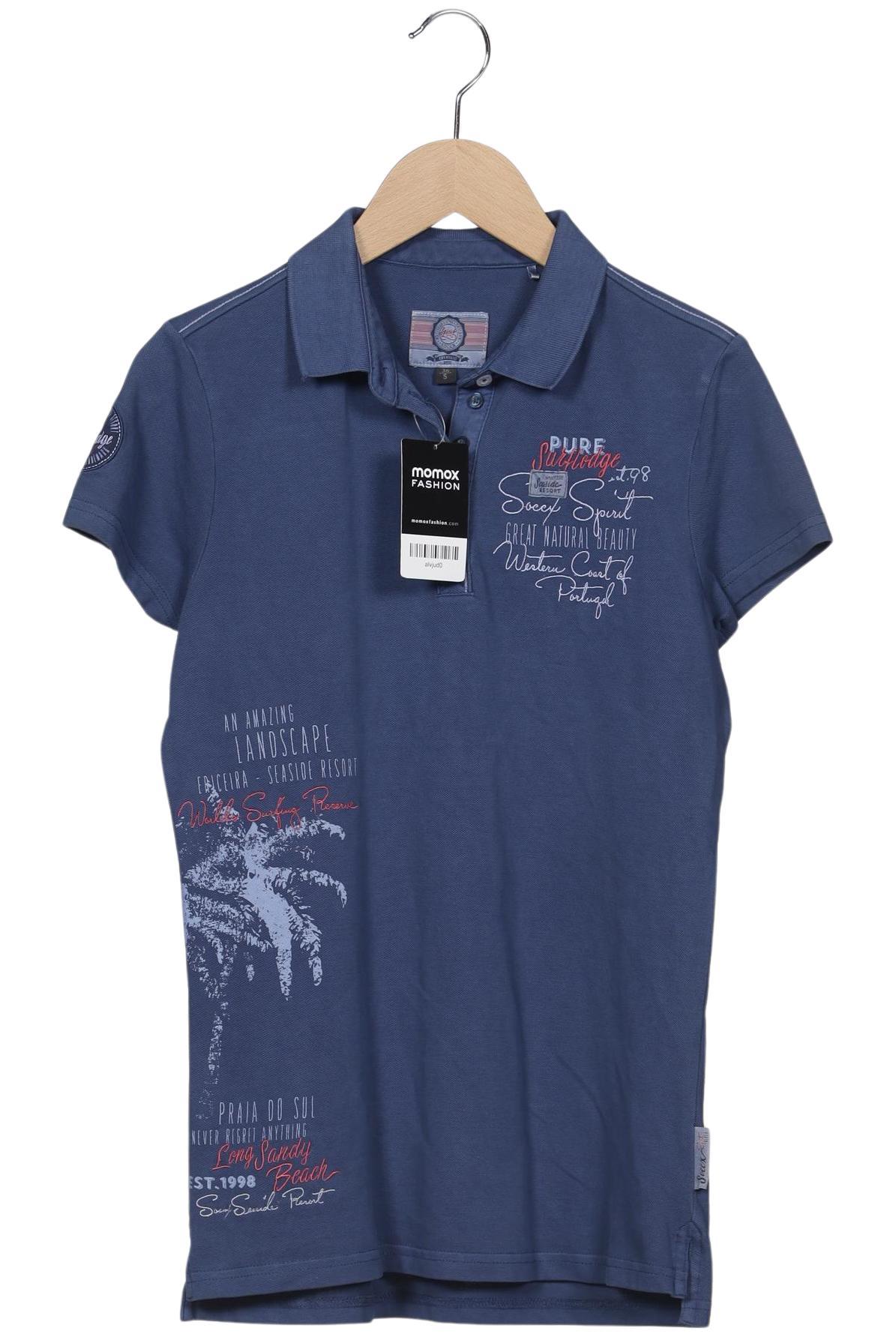 

Soccx Damen Poloshirt, blau, Gr. 36